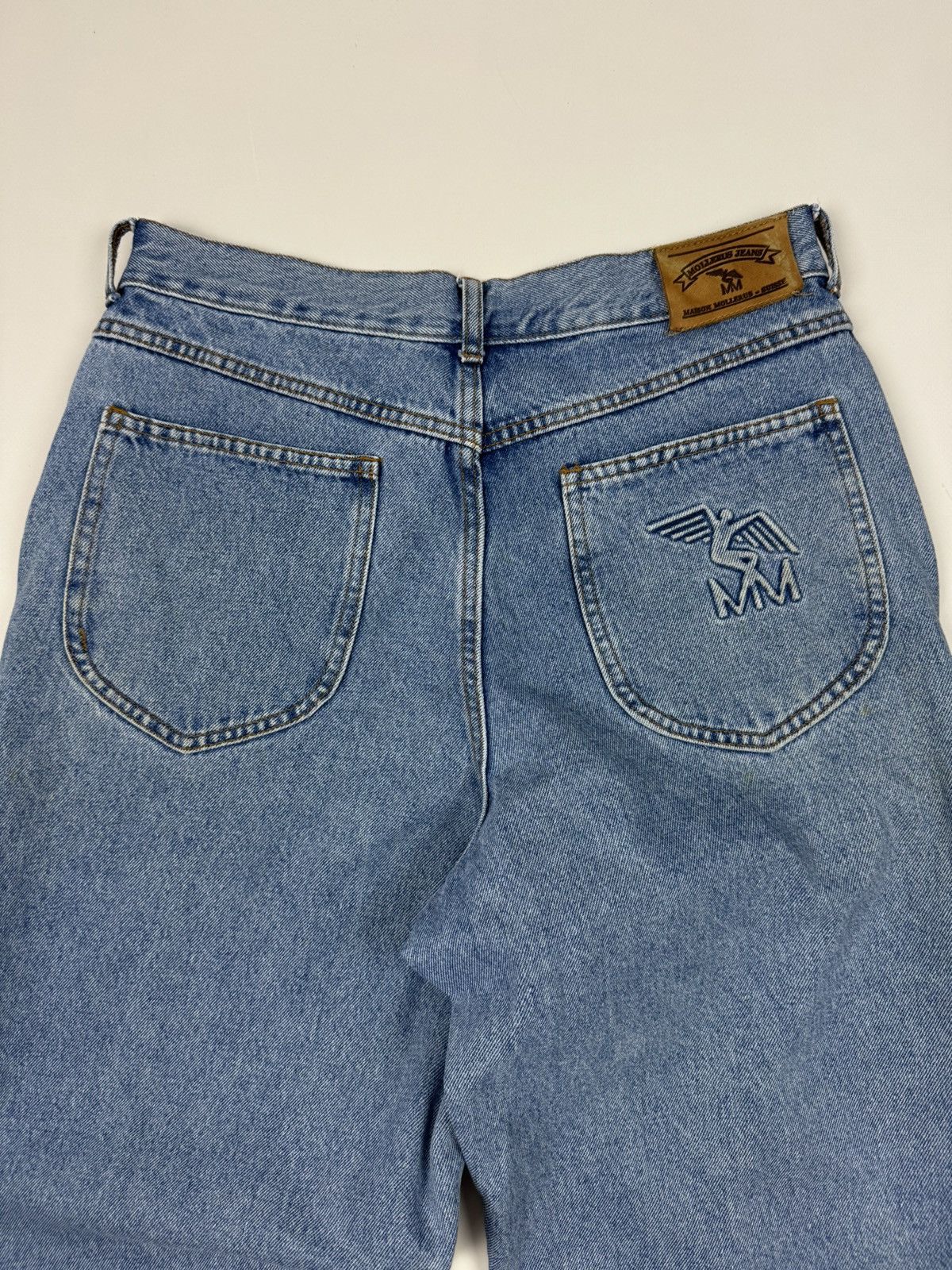 Vintage Vintage Rare Maison Mollerus Washed Denim Jeans Pants Size 30" / US 8 / IT 44 - 11 Thumbnail