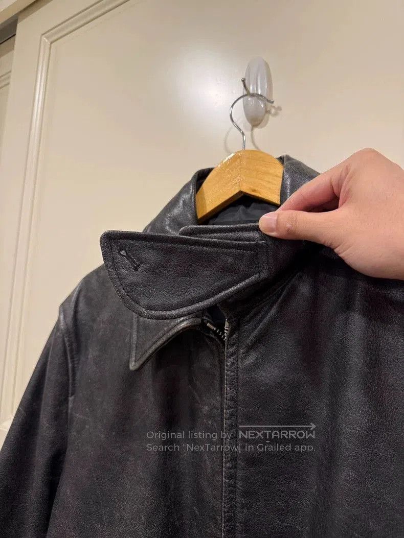 Helmut Lang HELMUT LANG Distressed Leather Jacket. Size US M / EU 48-50 / 2 - 6 Thumbnail