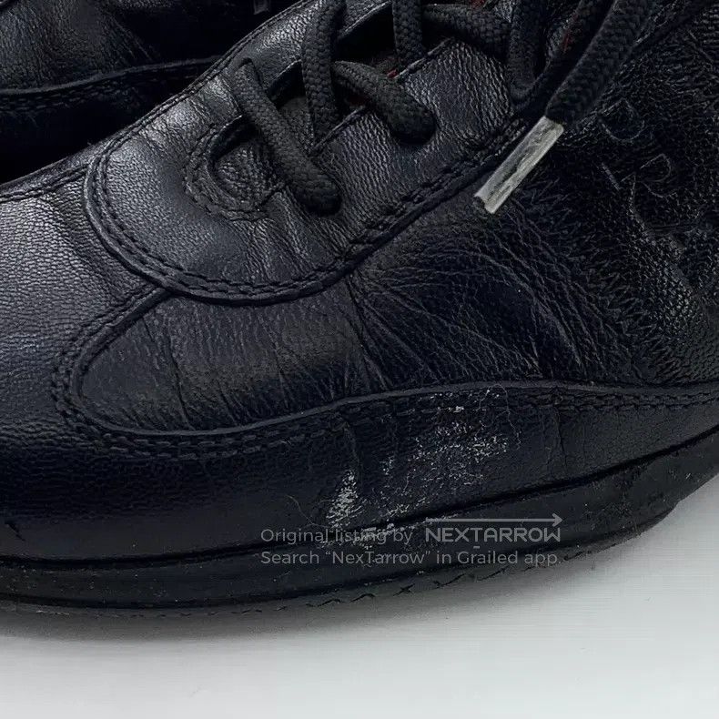 Prada Prada Black Lace-up Casual Flat Sneakers Size US 4 / IT 34 - 8 Thumbnail