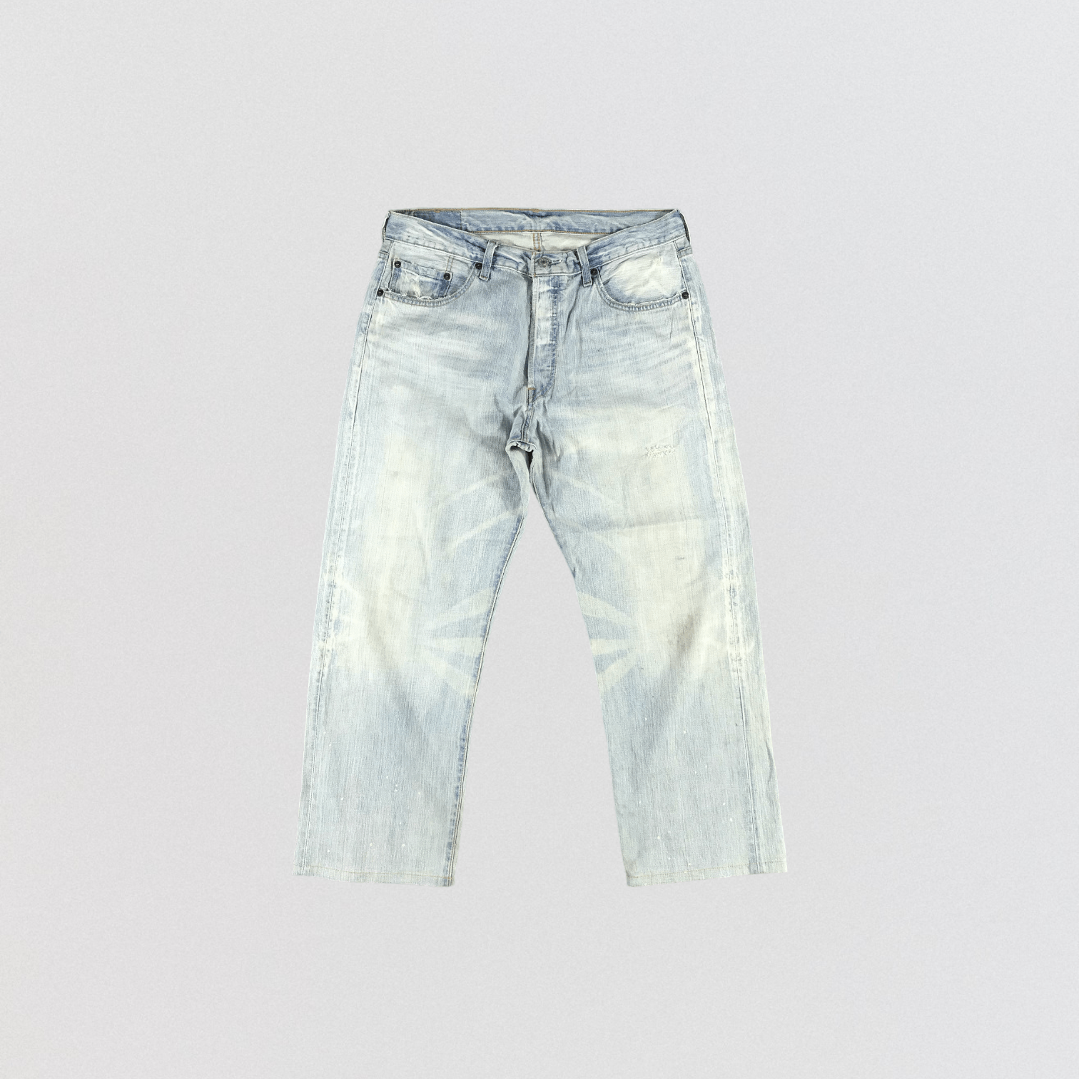 Levi's × Vintage Vintage 90s Light Wash Levis 501 Jeans-JM2905 Size US 34 / EU 50 - 1 Thumbnail