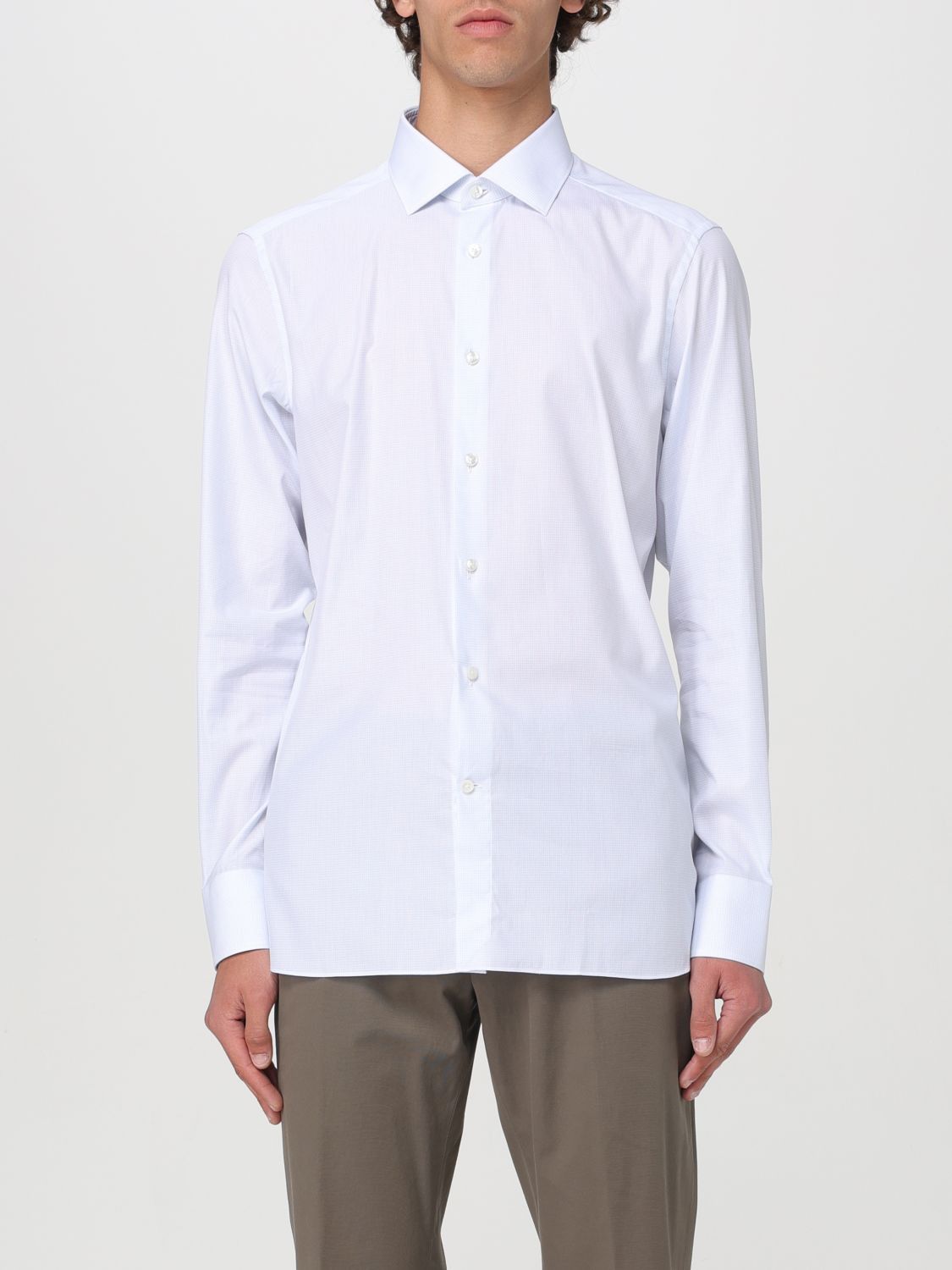 image of Ermenegildo Zegna Zegna Shirt Men White (Size XL)
