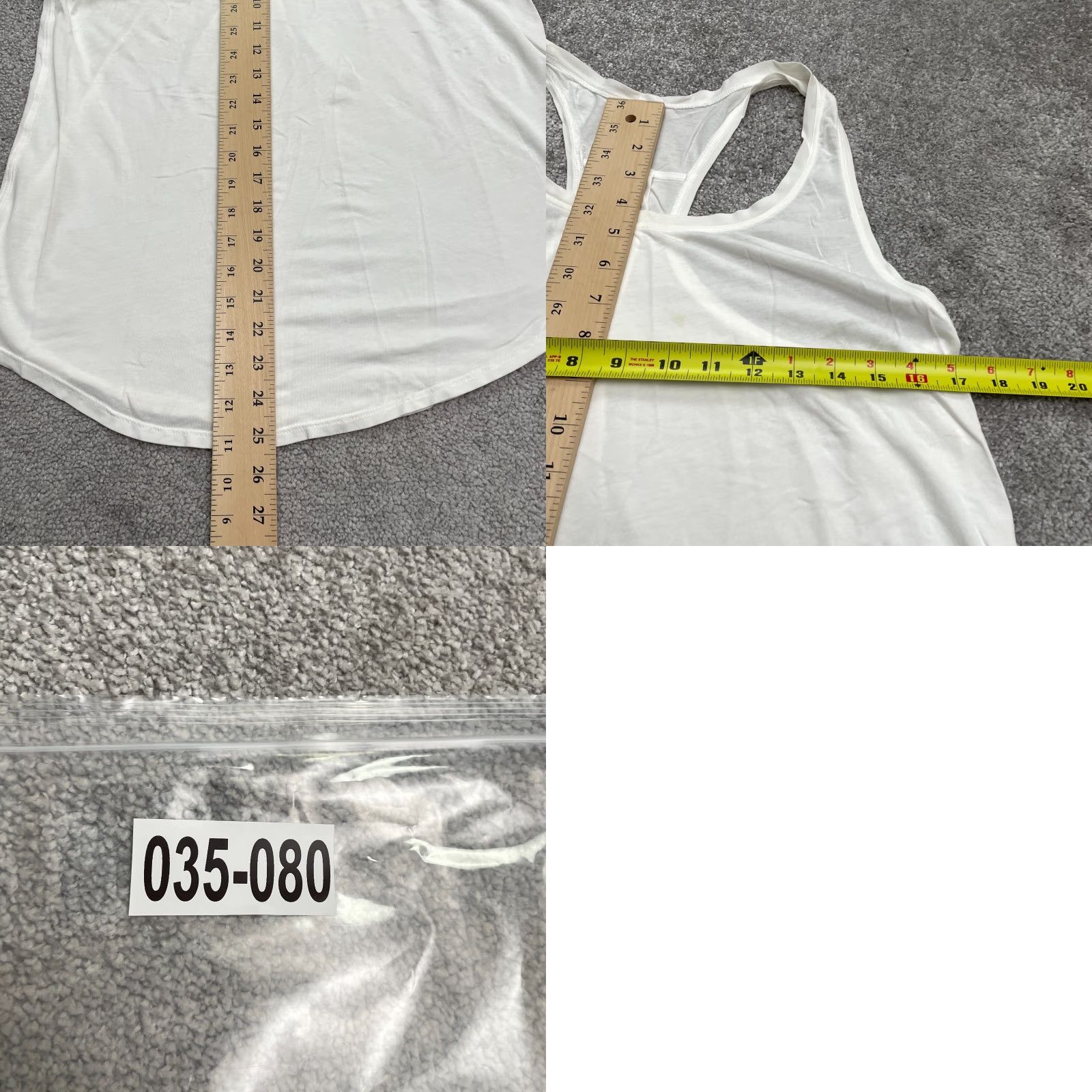 Lululemon Lululemon Racerback Tank Top Womens Size S White Athletic Activewear Size S / US 4 / IT 40 - 8 Thumbnail