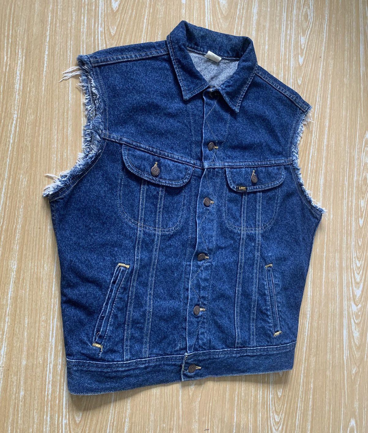 Lee Rare Vintage Lee Jacket Sleeveless Made In USA Size US M / EU 48-50 / 2 - 4 Thumbnail