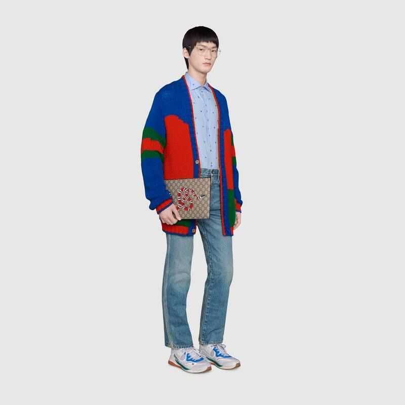 Gucci Gucci Bestiary Pouch with Kingsnake Size ONE SIZE - 2 Thumbnail