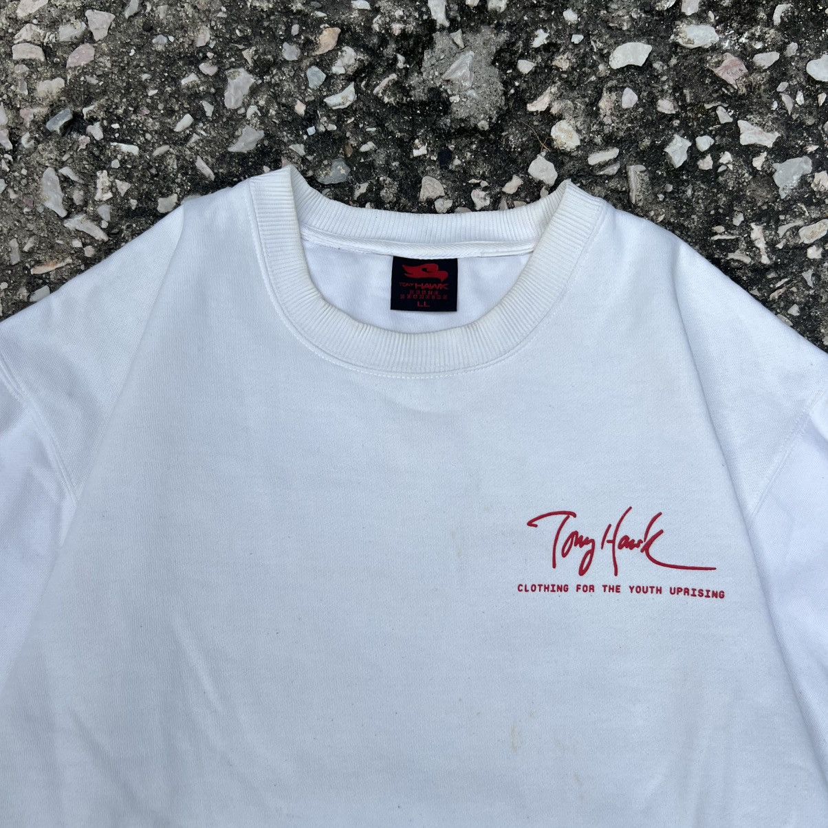 Tony Hawk “TONY HAWK” SKATE BOARDING STAIN SWEATSHIRT Size US XL / EU 56 / 4 - 3 Thumbnail