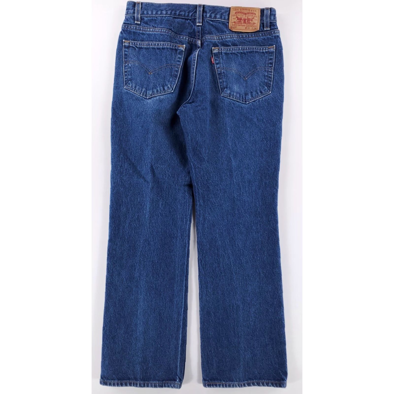 Levi's VINTAGE Levi's 517 Bootcut Jeans Mens 32 x 30 Inseam 30 Blue Y2K Flare 34 x 34 Actual Size US 32 / EU 48 - 4 Thumbnail