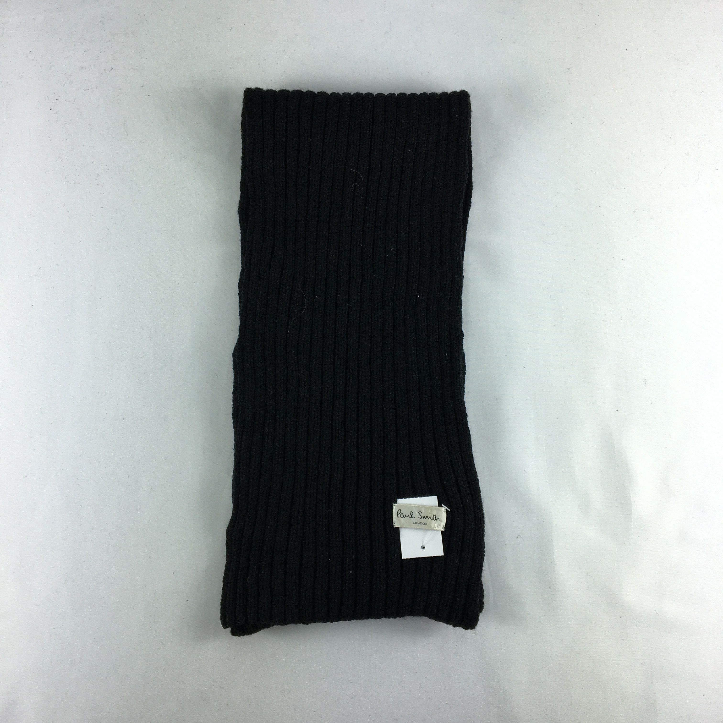 Paul Smith Vintage Paul Smith Scarf Muffler Ribbed Knit Wool Scarves Size ONE SIZE - 2 Thumbnail
