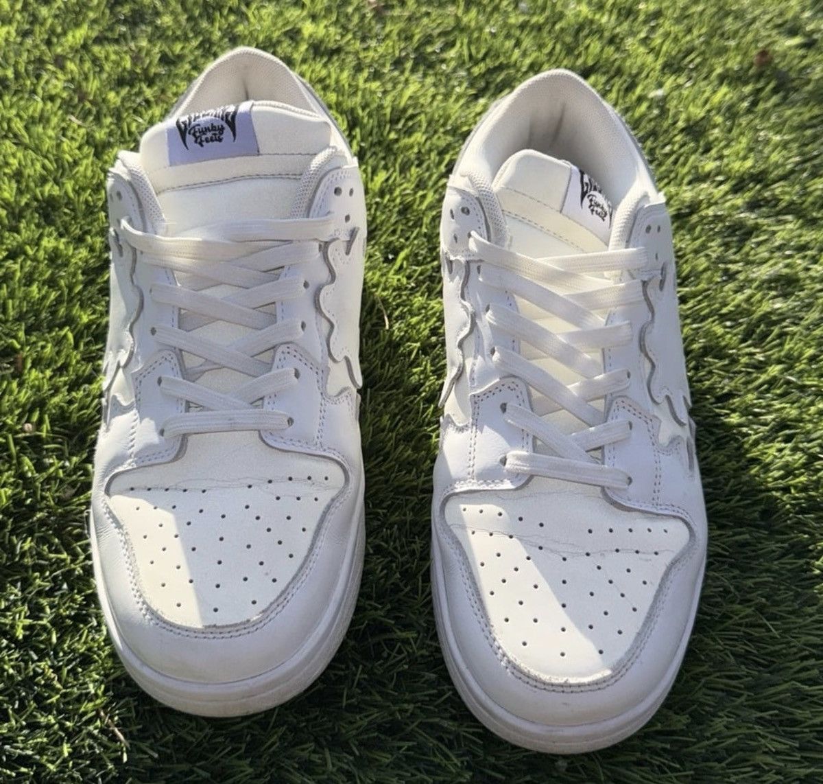 Glo Gang Glo Gang Funky Feets White Reflection Shoes custom insoles Size US 10 / EU 43 - 8 Thumbnail