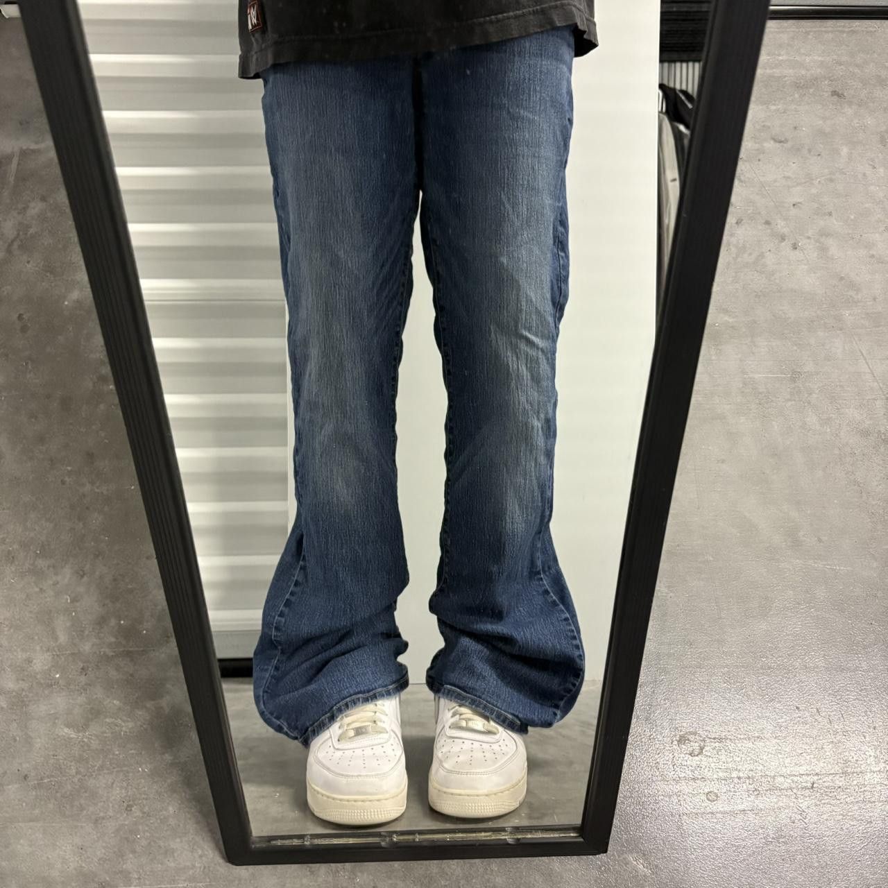 Levi's Crazy Vintage Y2K/2000s Flare Levis Streetwear Dark Blue Wash Denim Jeans! Size US 34 / EU 50 - 1 Thumbnail
