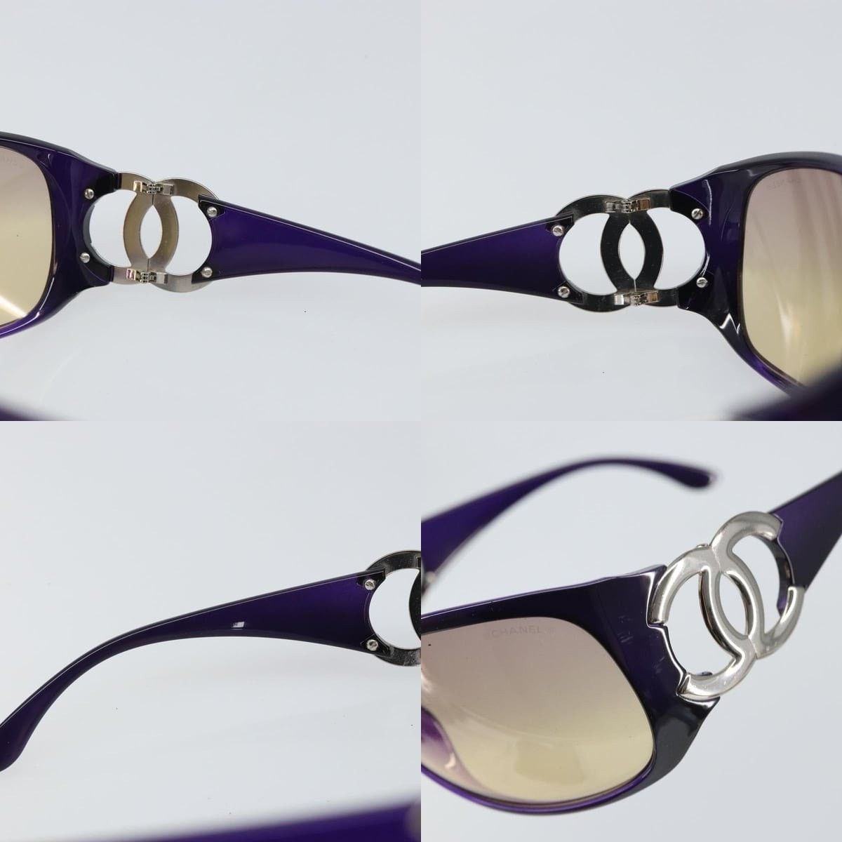 Chanel Chanel CC Plastic Sunglasses Size ONE SIZE - 4 Thumbnail