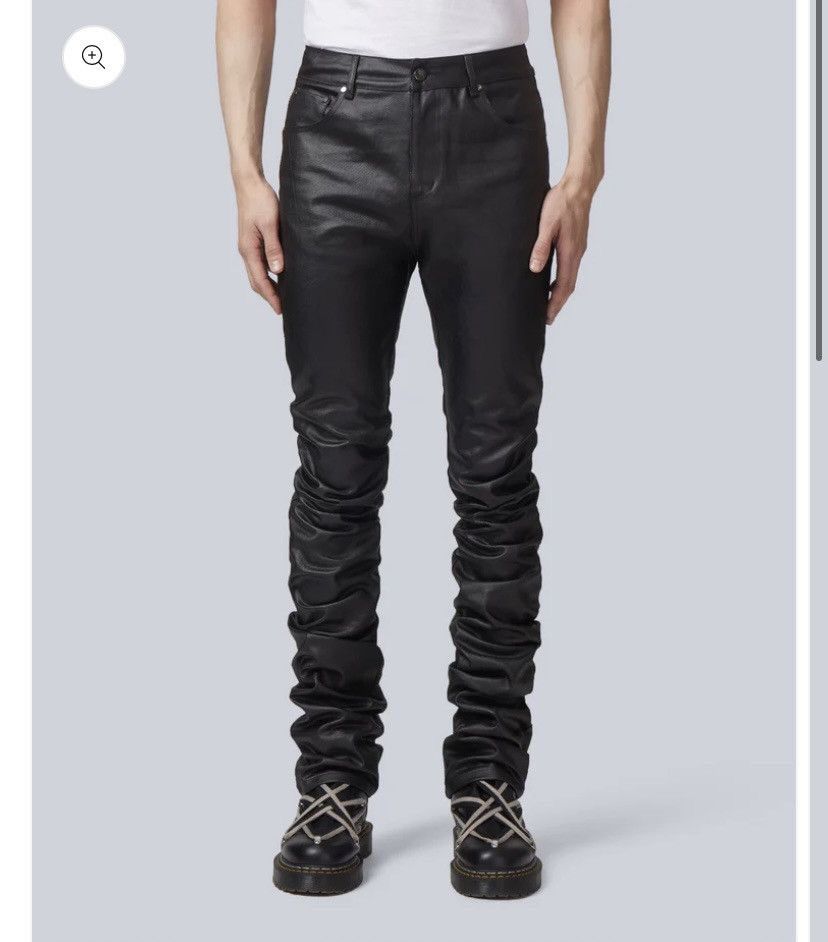 Vale stacked denim jeans