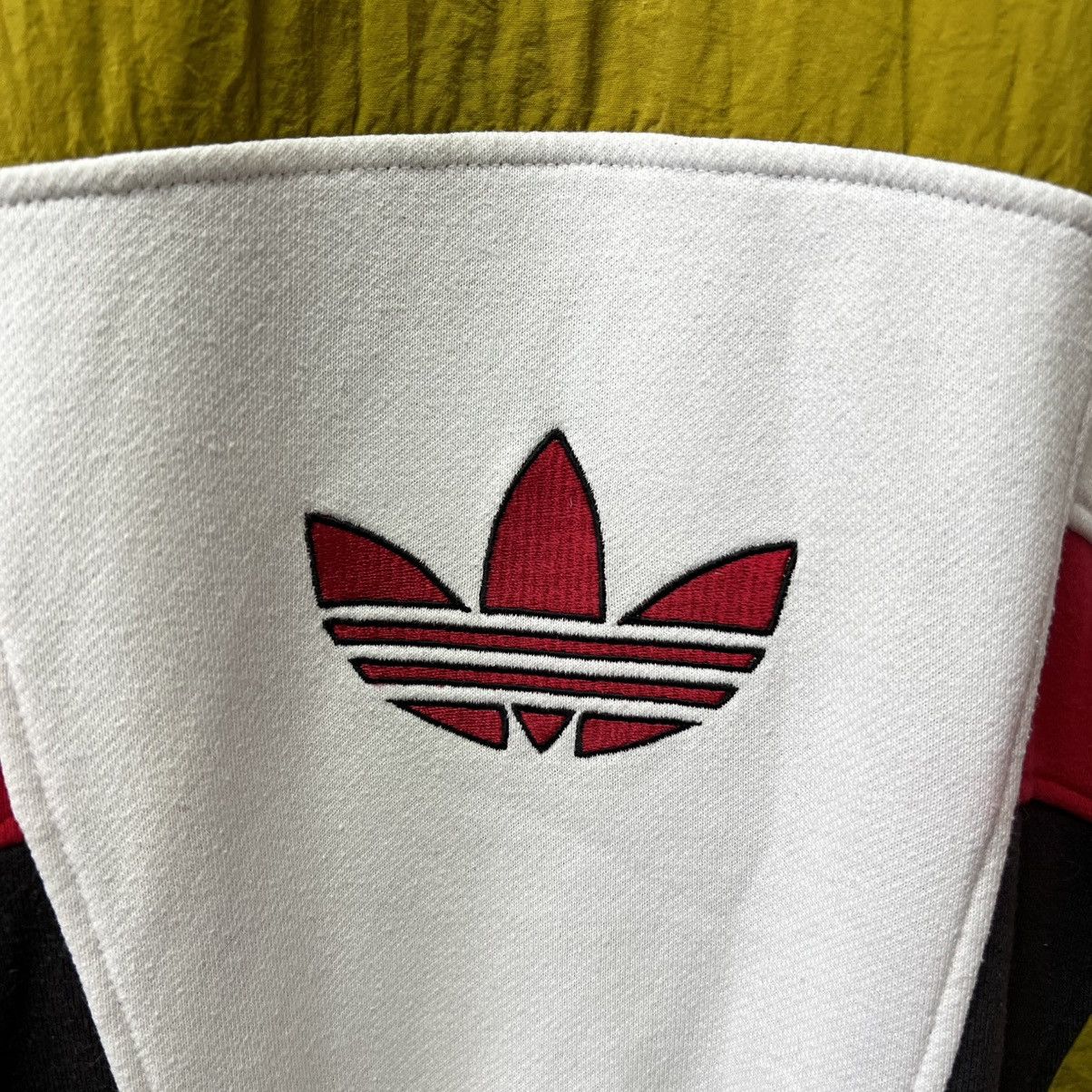 Adidas Adidas 90s Team Big Logo 1/4 Zip Sweatshirt Vintage y2k Size US L / EU 52-54 / 3 - 15 Thumbnail