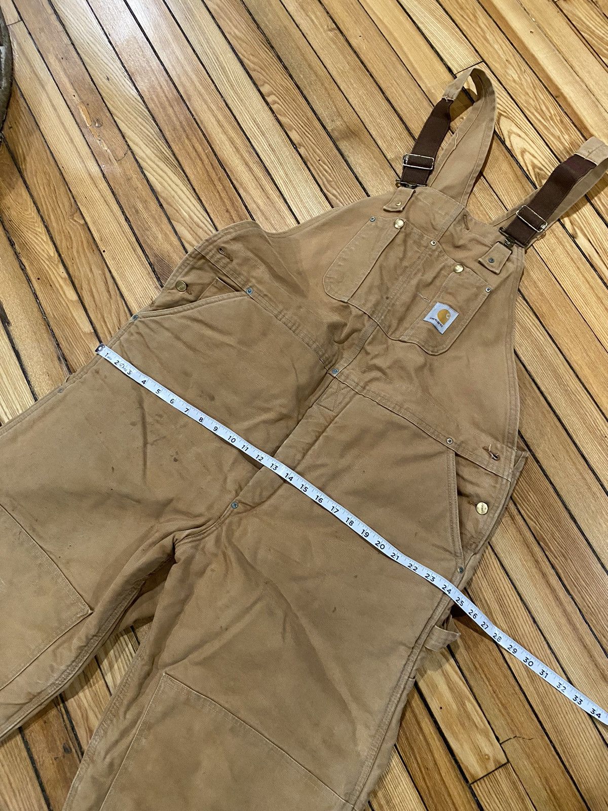 Carhartt × Vintage 42-32 made in USA vintage Carhartt overalls Size US 42 / EU 58 - 9 Thumbnail