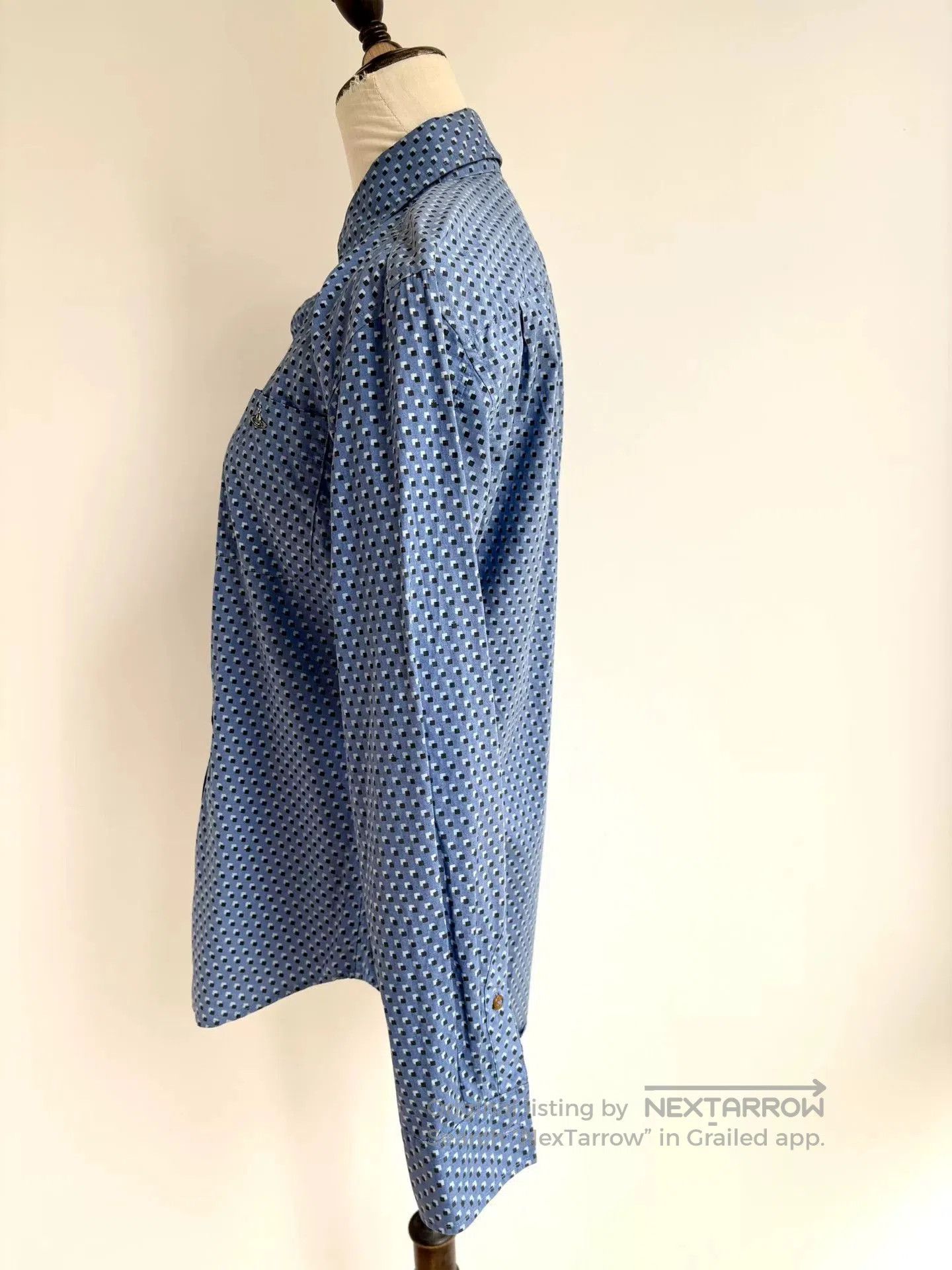 Vivienne Westwood vivienne westwood blue polka dot shirt. Size L / US 10 / IT 46 - 4 Thumbnail