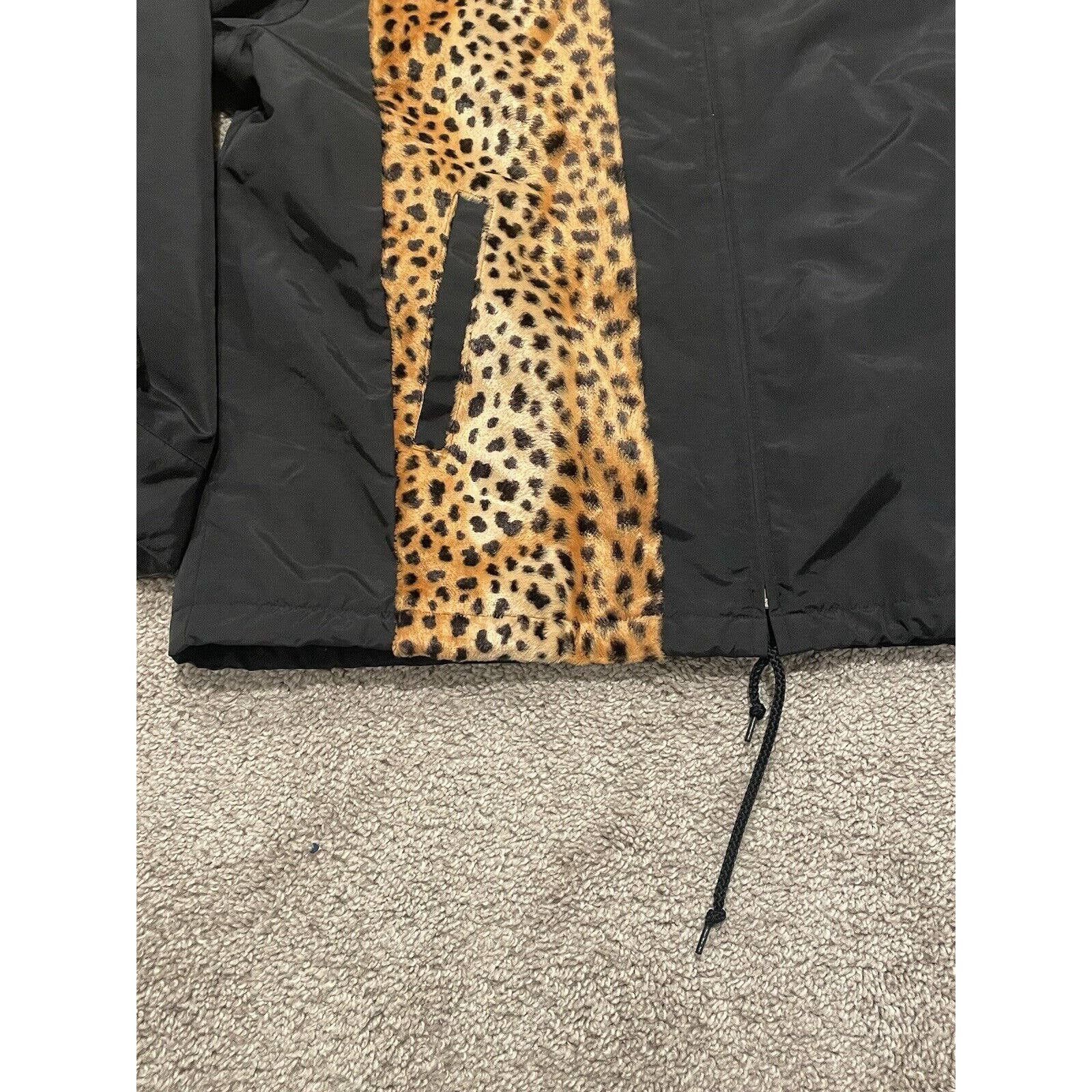 Supreme SUPREME Cheetah Print Jacket BLACK Size Large Windbreaker Size US L / EU 52-54 / 3 - 4 Thumbnail