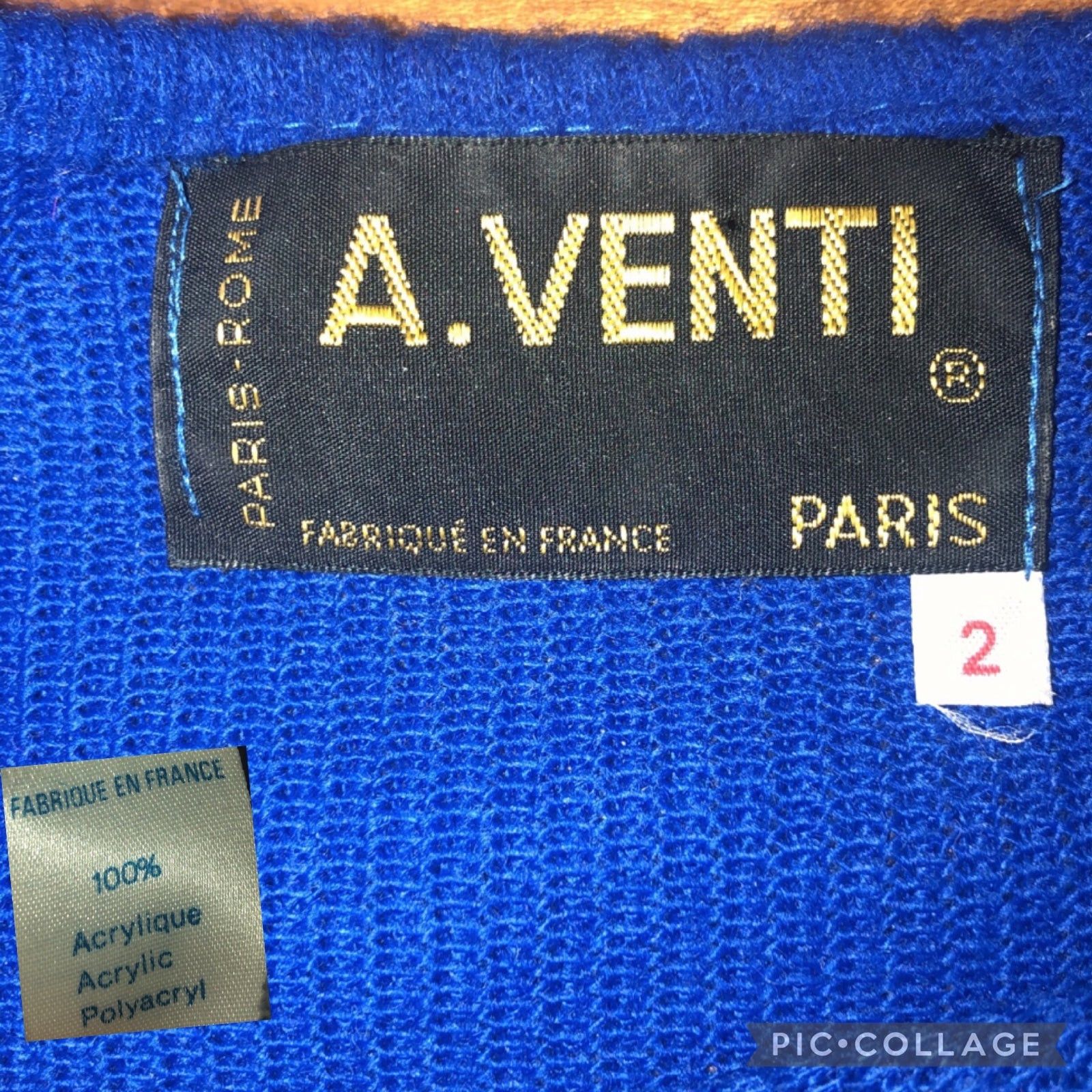 Vintage Vintage 80s A. Venti Paris Wool blend sweater Size S / US 4 / IT 40 - 12 Thumbnail