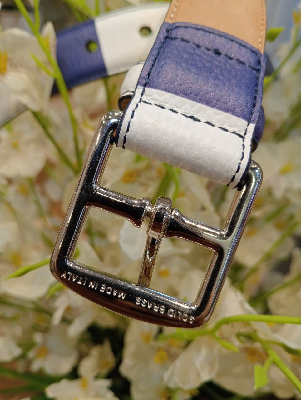 Brooks Brothers BROOKS BROTHERS LEATHER BELT - SOLID BRASS Size ONE SIZE - 3 Thumbnail