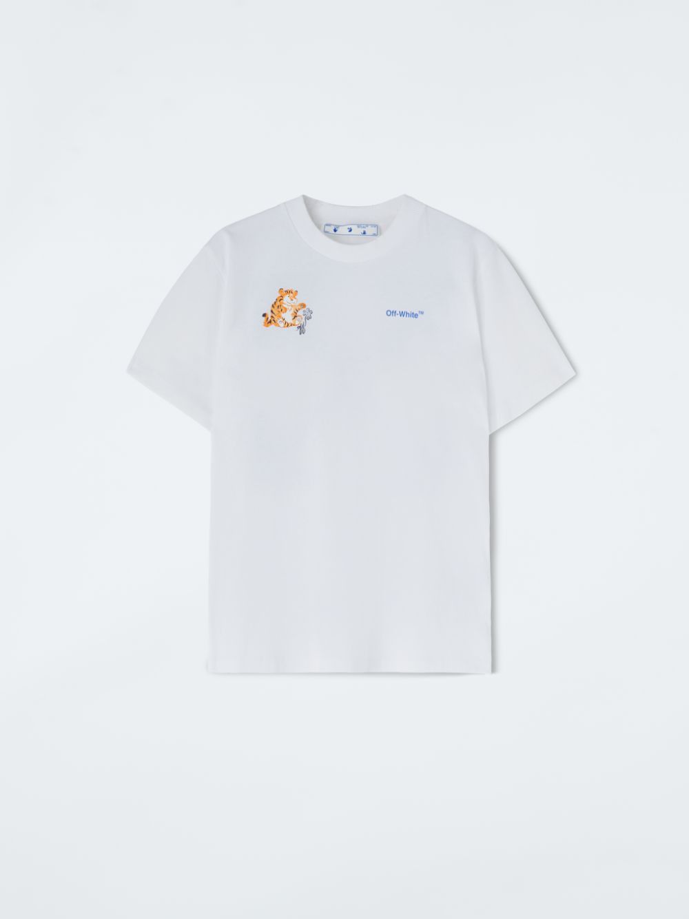 Off-White o1gr1nt1124 Lny Arrow Tiger T-Shirt in White Size US XS / EU 42 / 0 - 1 Preview