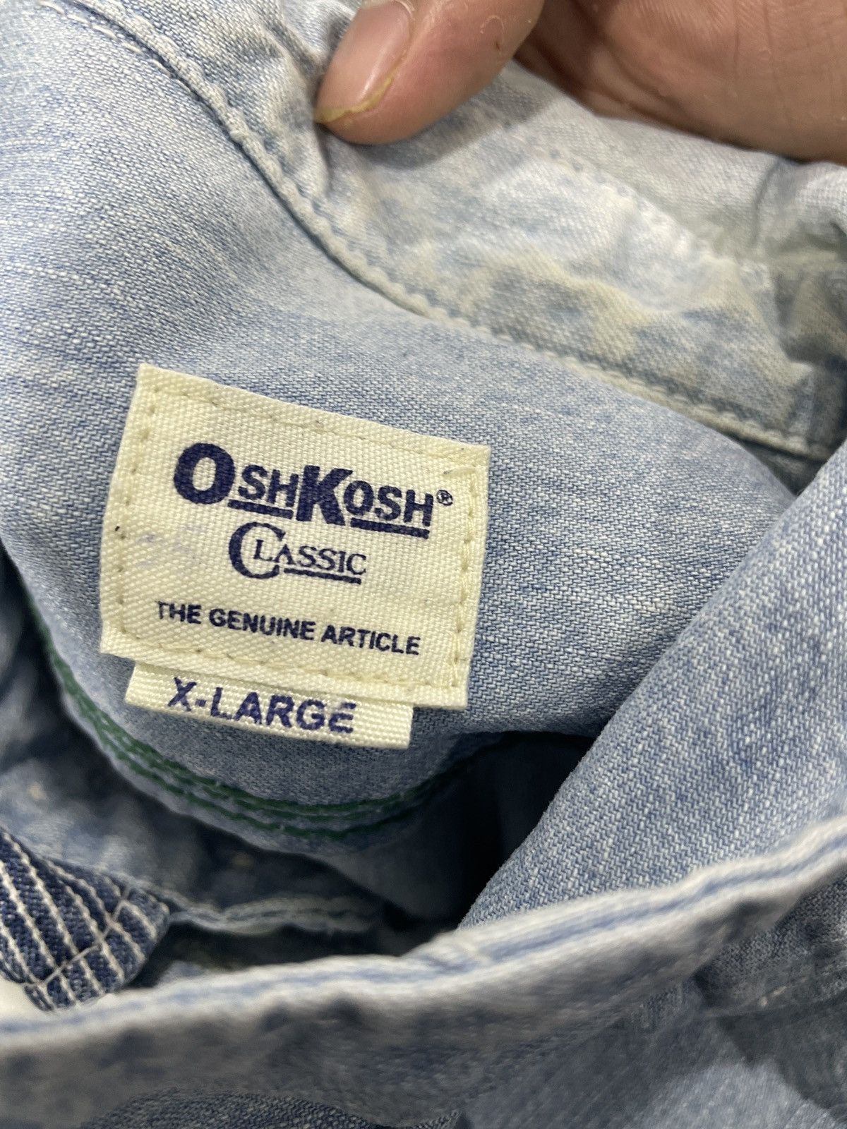 Oshkosh VINTAGE OSHKOSH PATCHWORK BORO BUTTON DOWN Size US M / EU 48-50 / 2 - 2 Thumbnail