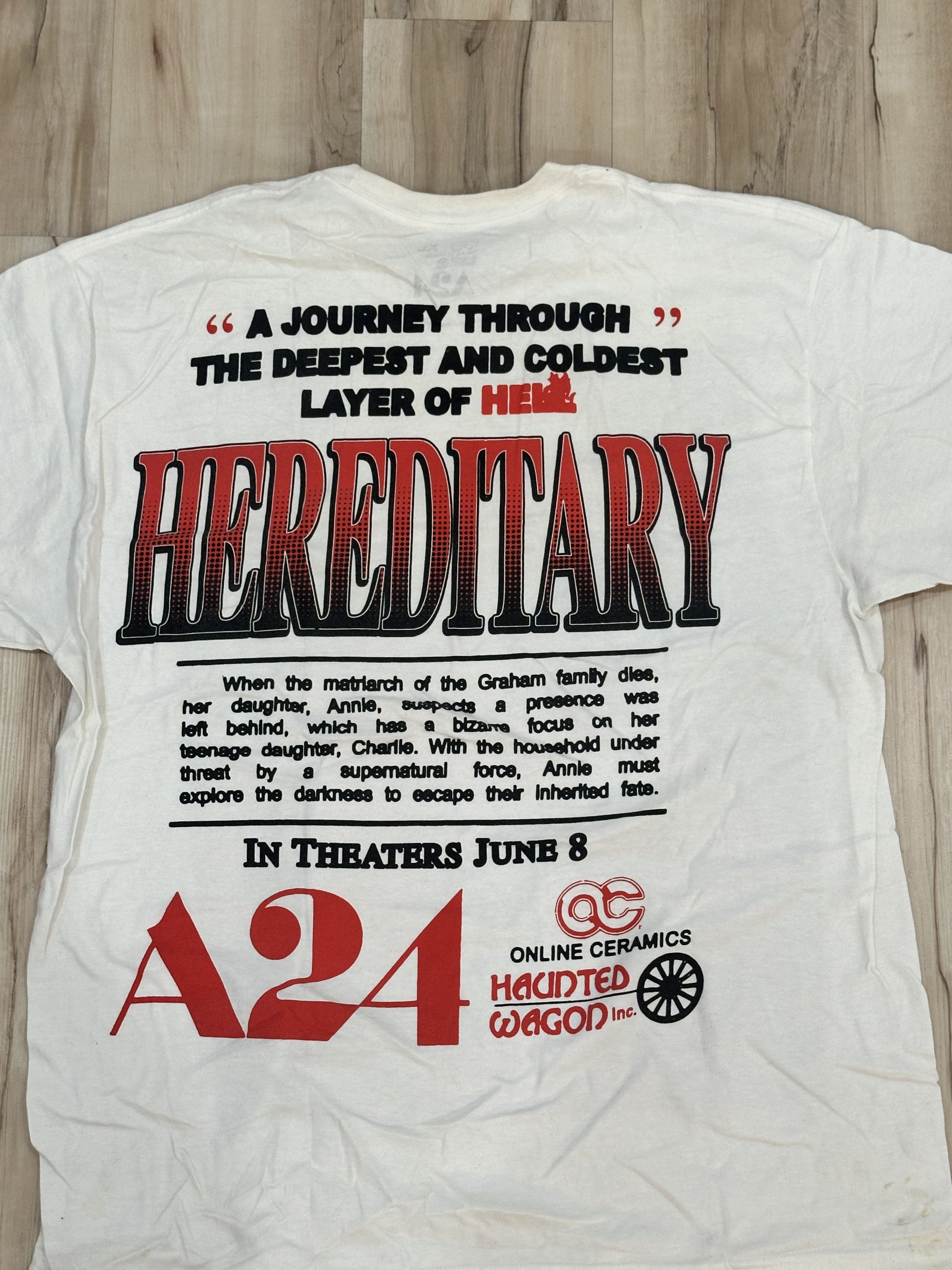 A24 × Online Ceramics A24 x Online Ceramics 'Hereditary' Charlie Tee – XL Size US XL / EU 56 / 4 - 4 Thumbnail