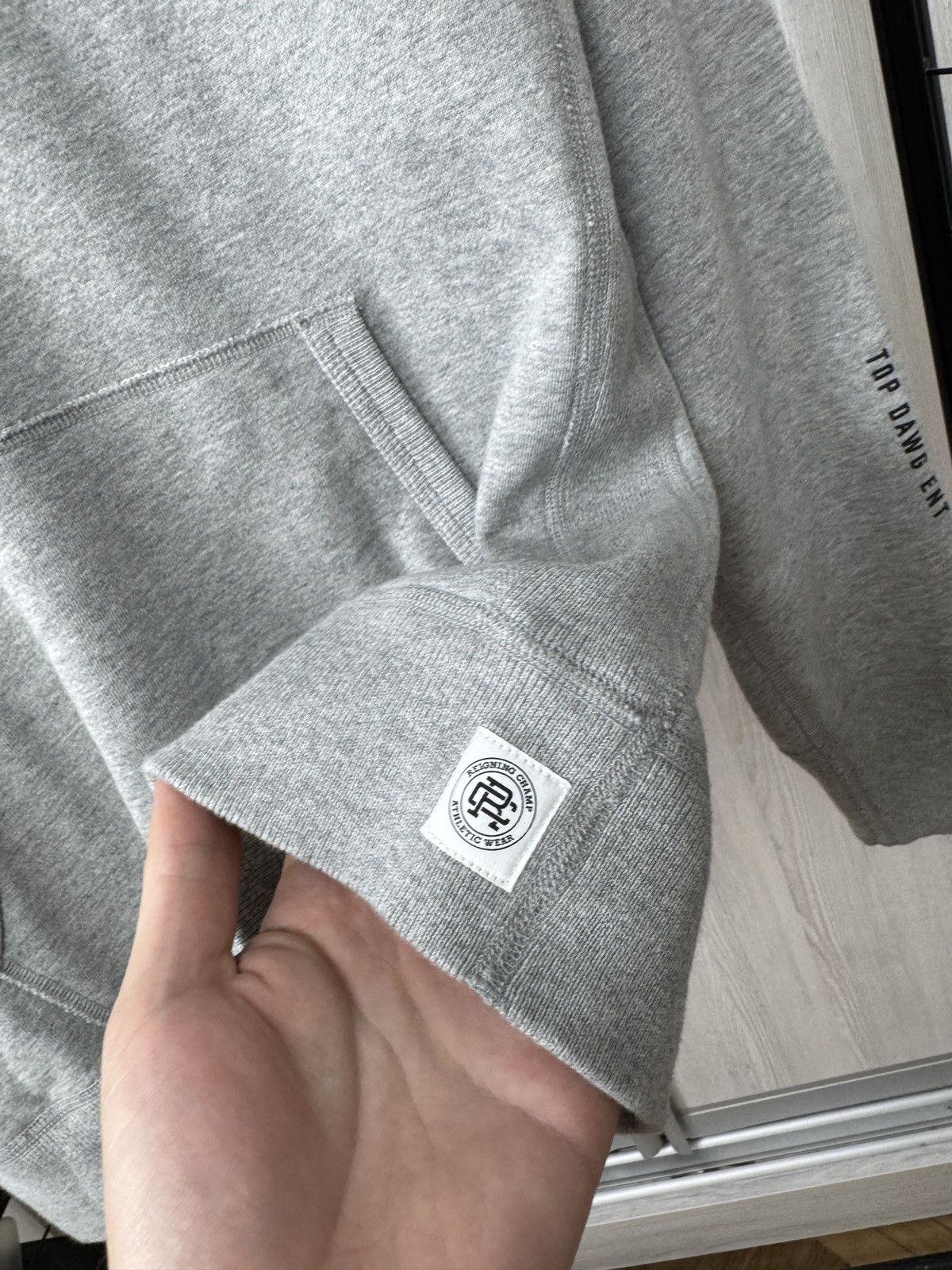 Reigning Champ Reigning Champ Hoodie Gray Pullover Sweatshirt French Terry Size US S / EU 44-46 / 1 - 9 Thumbnail