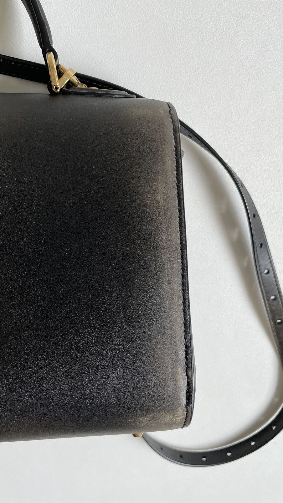 Balenciaga Olive Distressed Leather ‘Money’ Hand Bag Size ONE SIZE - 13 Thumbnail