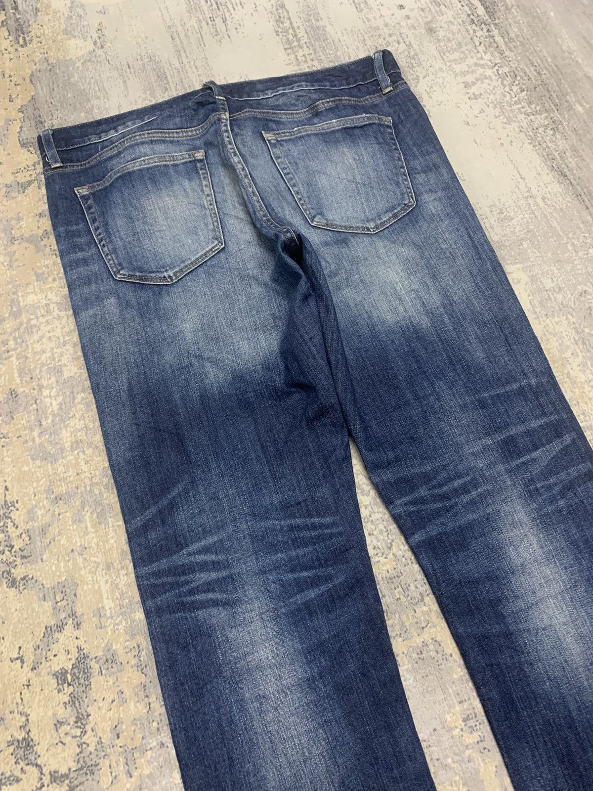 Japanese Brand Vintage Uniqlo Distressed Denim 36x29 Size US 36 / EU 52 - 9 Thumbnail