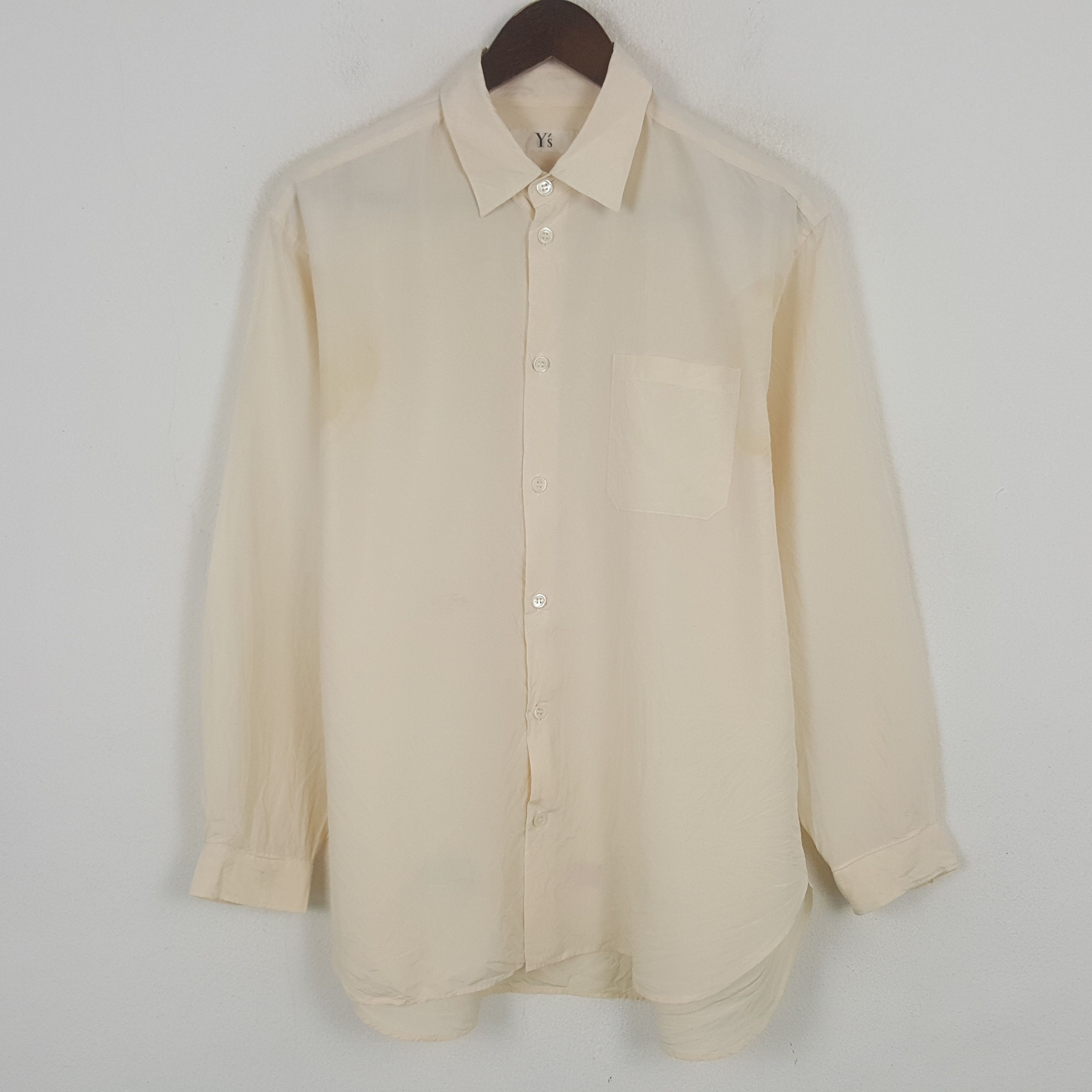 Y's Vintage Y's Japanese Plain Button Up Shirt Size US L / EU 52-54 / 3 - 1 Thumbnail