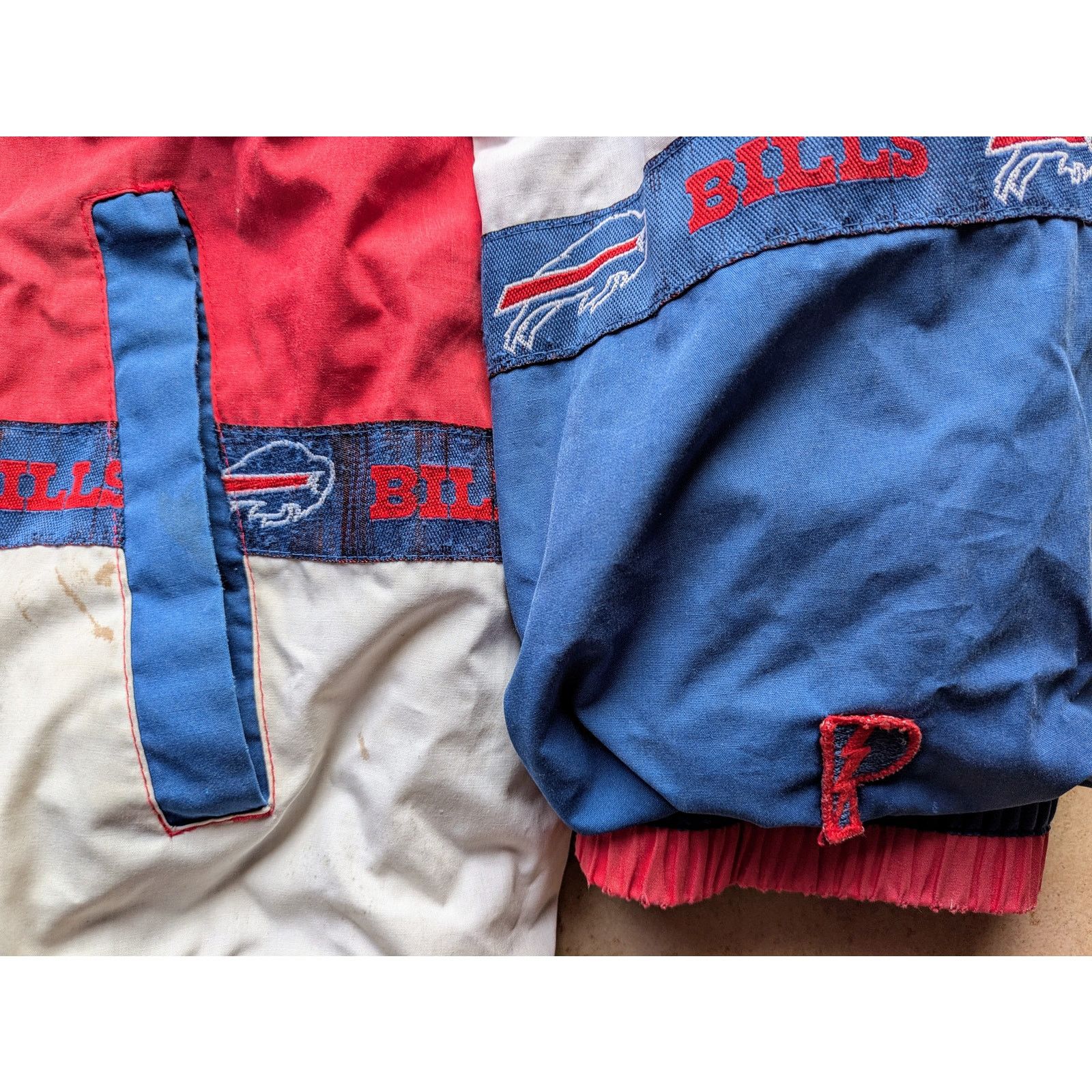 NFL × Pro Player Buffalo Bills 1994 75th puffer TAPE XL hood blue NFL vintage Size US XL / EU 56 / 4 - 8 Thumbnail