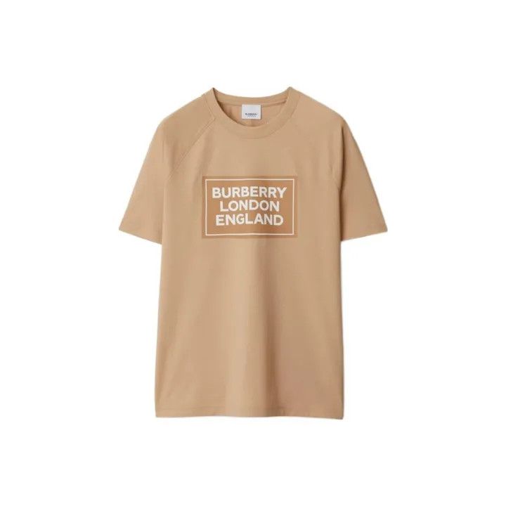 Burberry Burberry Letter Logo Printed Short Sleeve T-shirt 0079 Size XS / US 0-2 / IT 36-38 - 1 Thumbnail