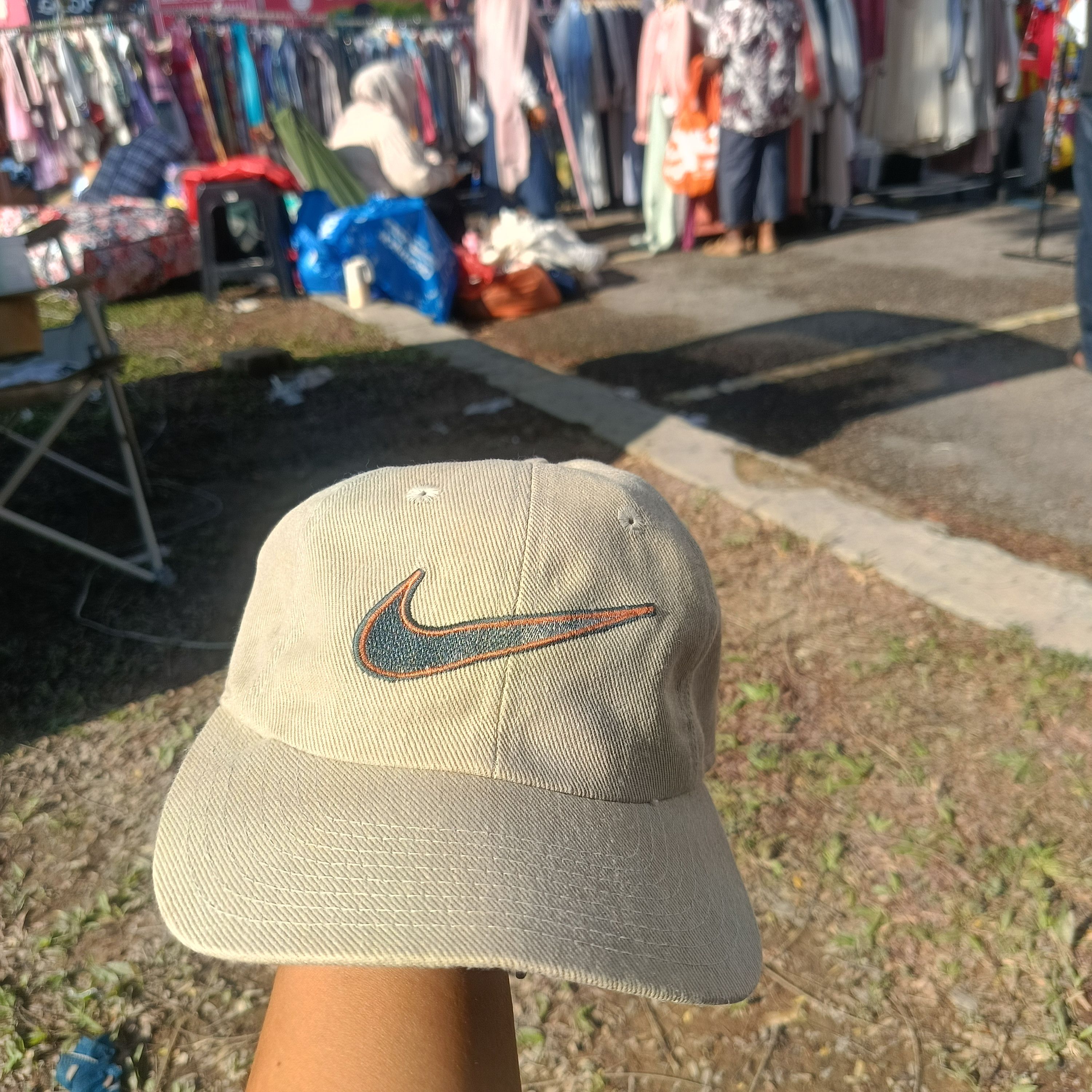 Nike Vintage 90s Nike Big Logo Dad Hat Size ONE SIZE - 1 Thumbnail