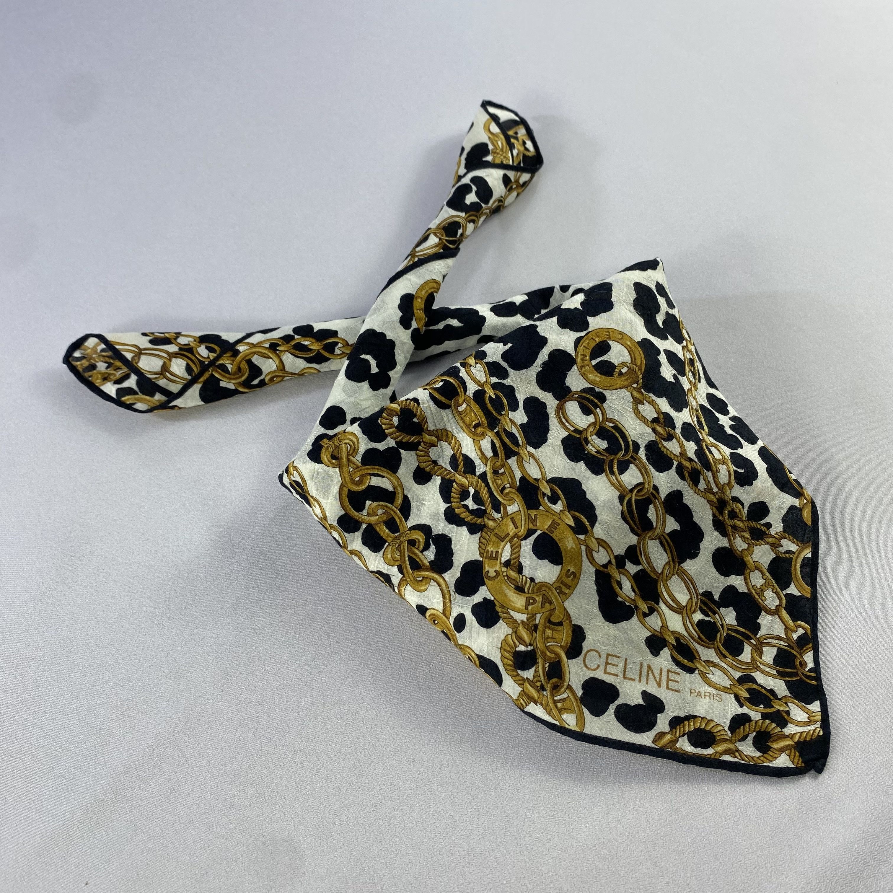 Celine × Vintage Celine Bandana/ Handkerchief / Neckerchief Size ONE SIZE - 2 Thumbnail
