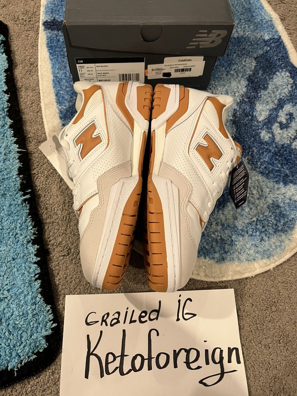 New Balance New Balance 550 Burnt orange Size US 11 / EU 44 - 3 Thumbnail