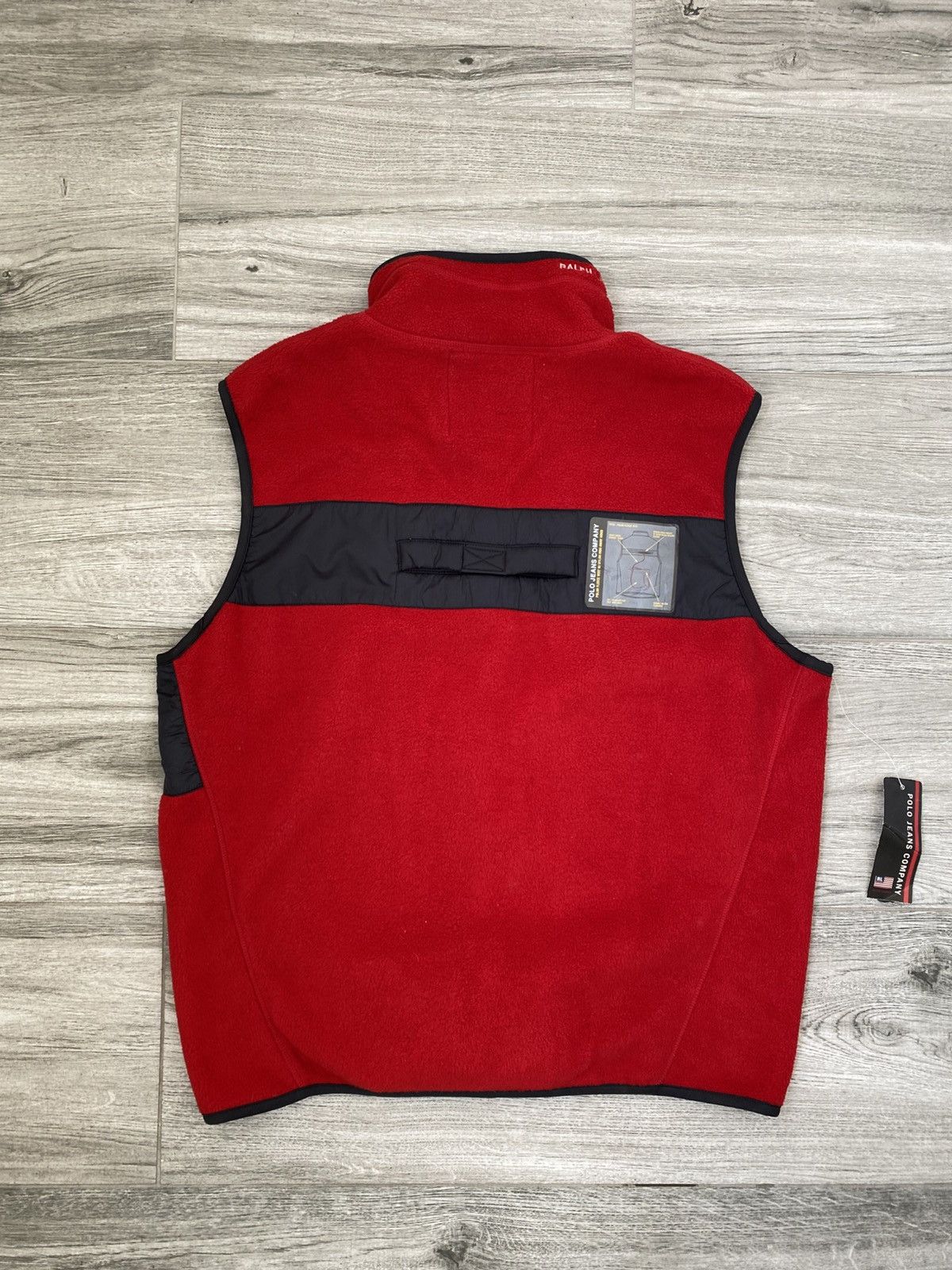 Polo Ralph Lauren VINTAGE POLO RALPH LAUREN FLEECE VEST NYLON HIDE-AWAY HOOD Size US M / EU 48-50 / 2 - 13 Thumbnail