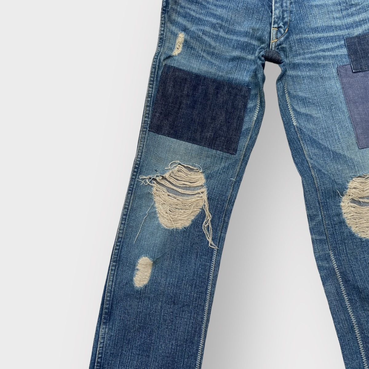 Number (N)ine Runway Touch Me I’m Sick Patchwork Jeans Size US 30 / EU 46 - 4 Thumbnail