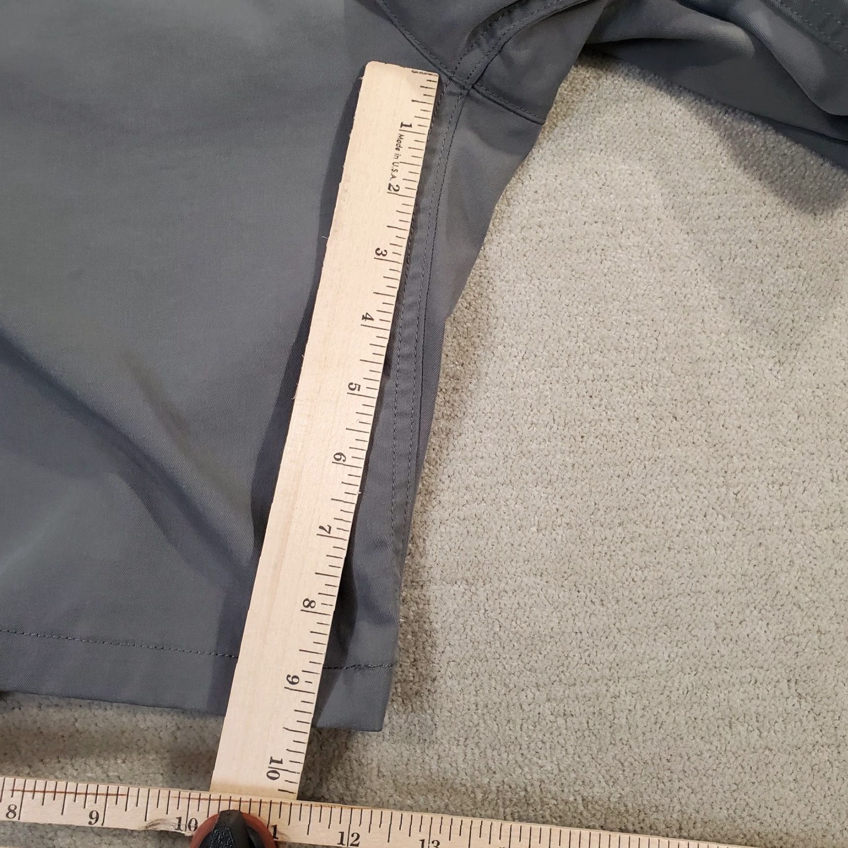 Vintage **Proof Mens Gray Chino Shorts Regular Fit 34** User: **Proof Mens Gray Chino Shorts Regular Fit 34** Size US 34 / EU 50 - 5 Thumbnail