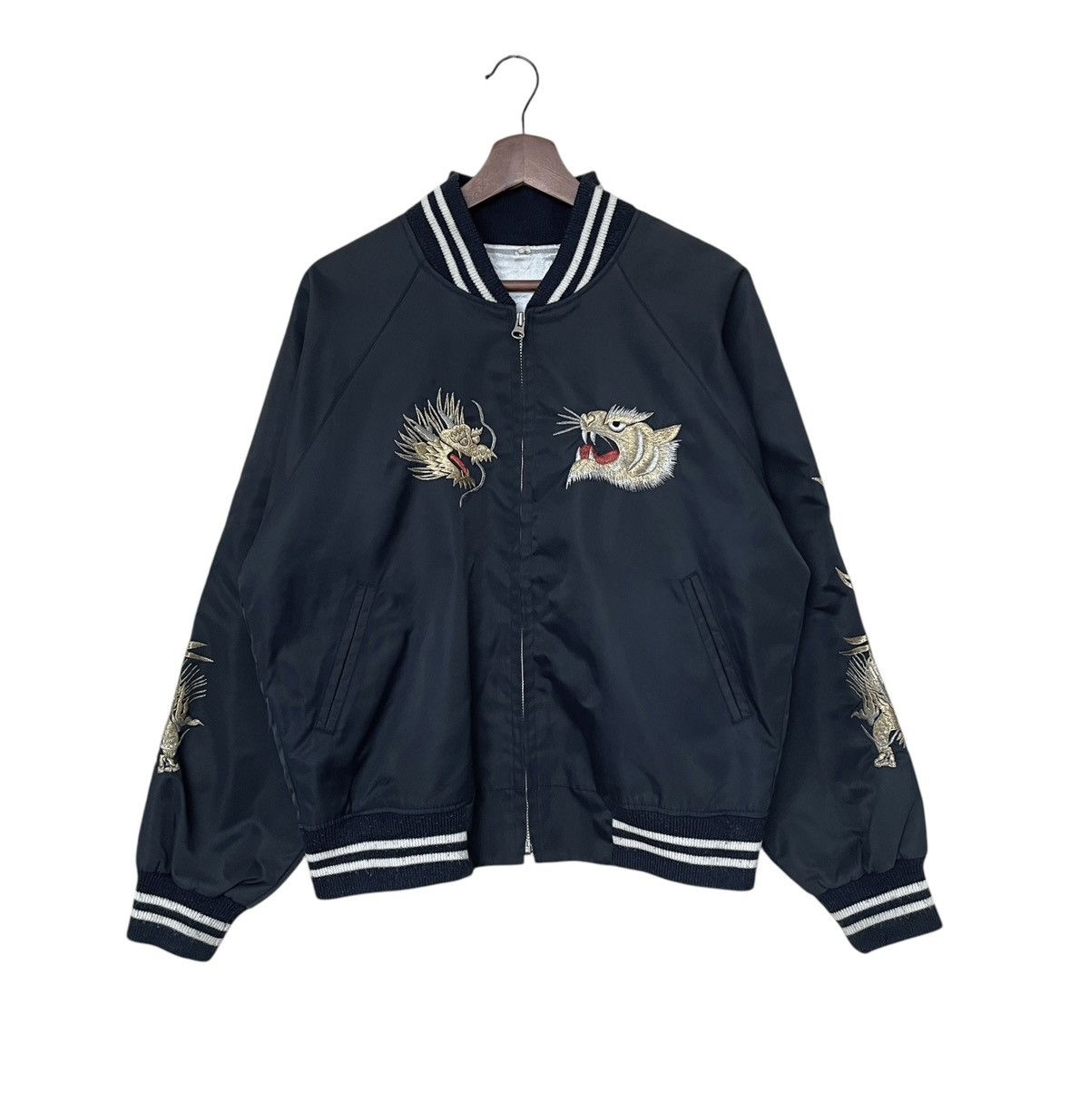 Japanese Brand × Vintage Vintage Japanese Brand Sukajan Jacket 1990s Size US M / EU 48-50 / 2 - 1 Thumbnail