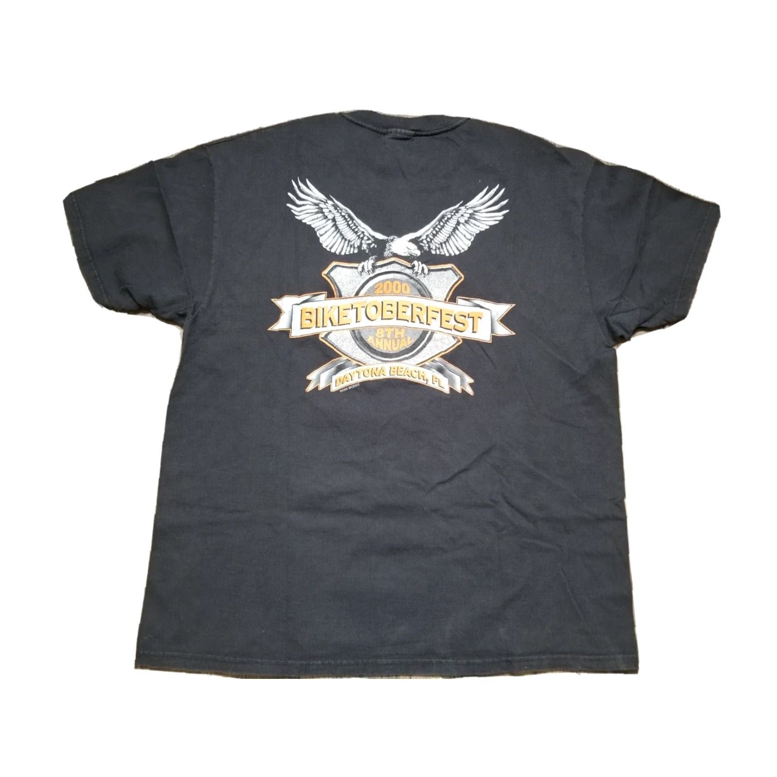 Vintage VINTAGE RARE BIKETOBERFEST 2000 MEN'S XL Day tona Beach Biker Hog T-Shirt Size US XL / EU 56 / 4 - 2 Thumbnail