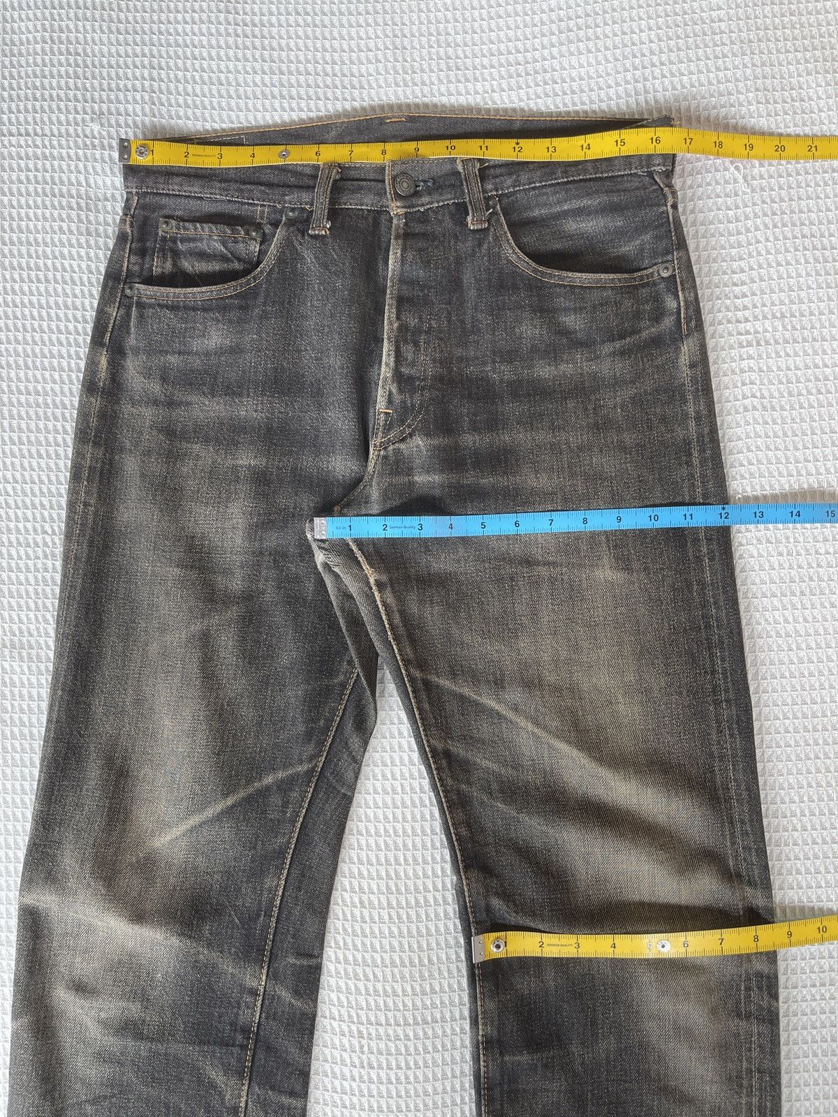 Denime Rare🔥Vintage Denime Japan Selvedge Jeans Size US 33 - 14 Thumbnail