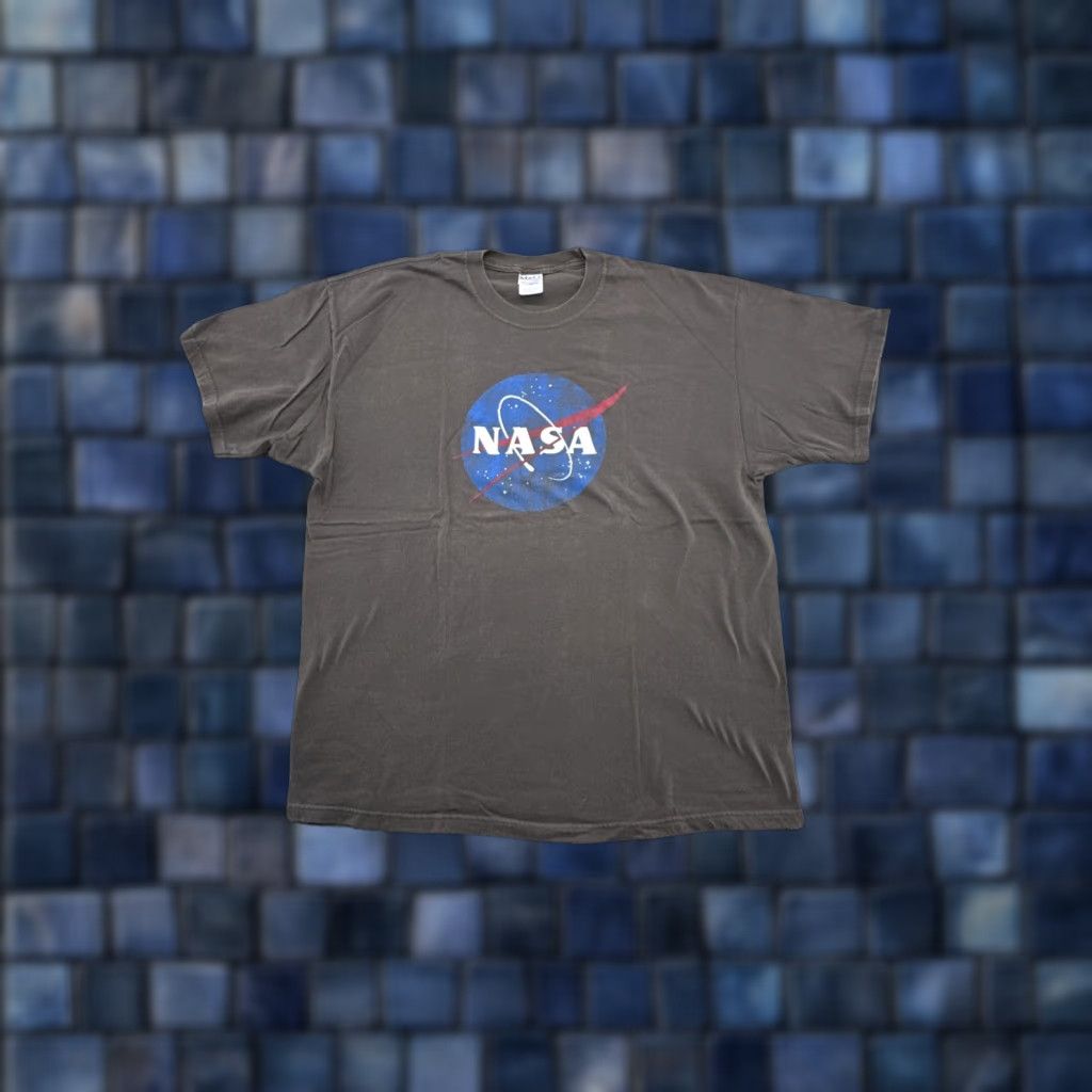 NASA VINTAGE M&O KNITS NASA T-Shirt Men’s XL Gray Space Graphic T-Shirt Size US XL / EU 56 / 4 - 1 Thumbnail