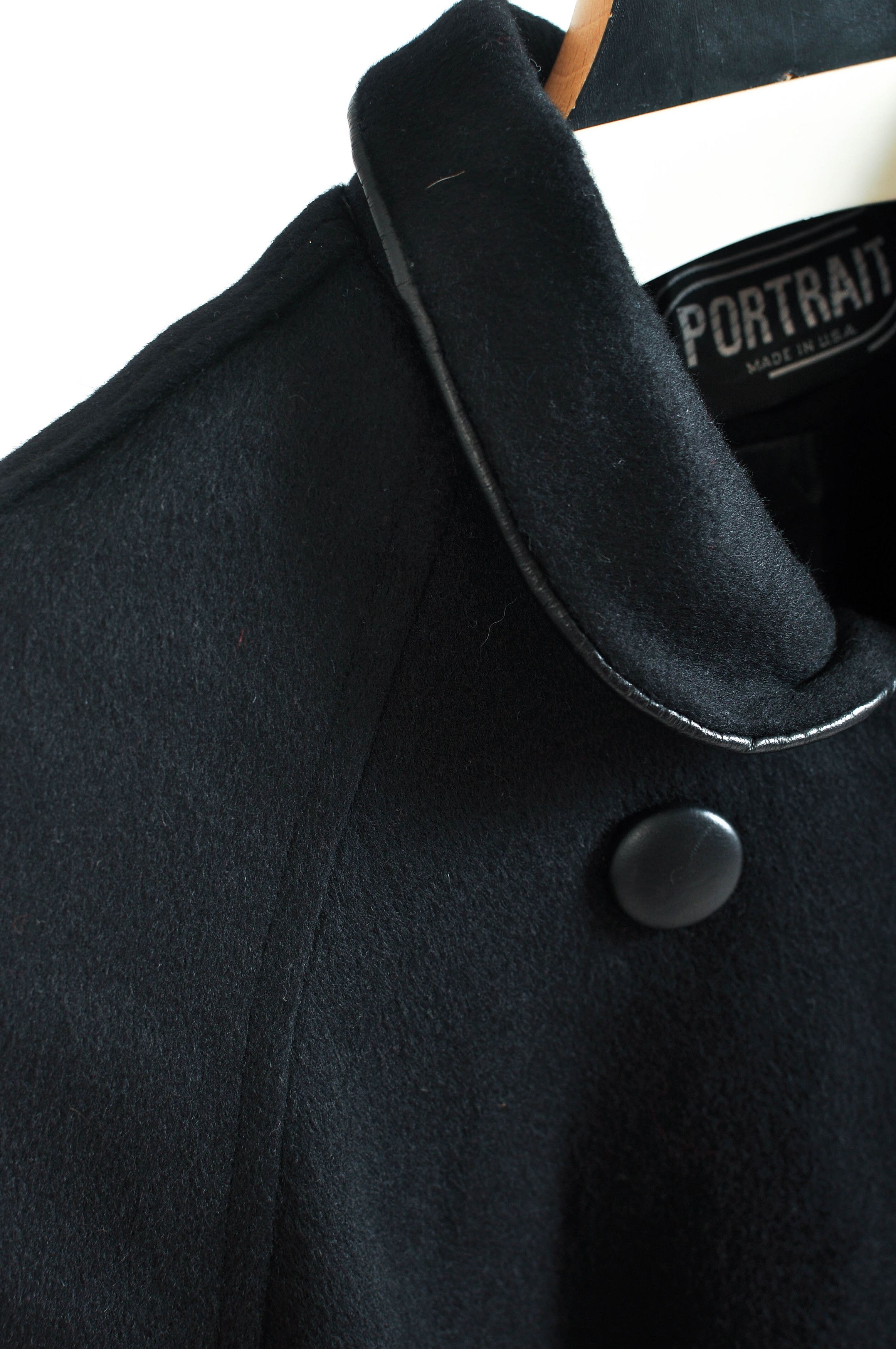 Other Vintage 80s maxi wool coat in black Size L / US 10 / IT 46 - 3 Thumbnail
