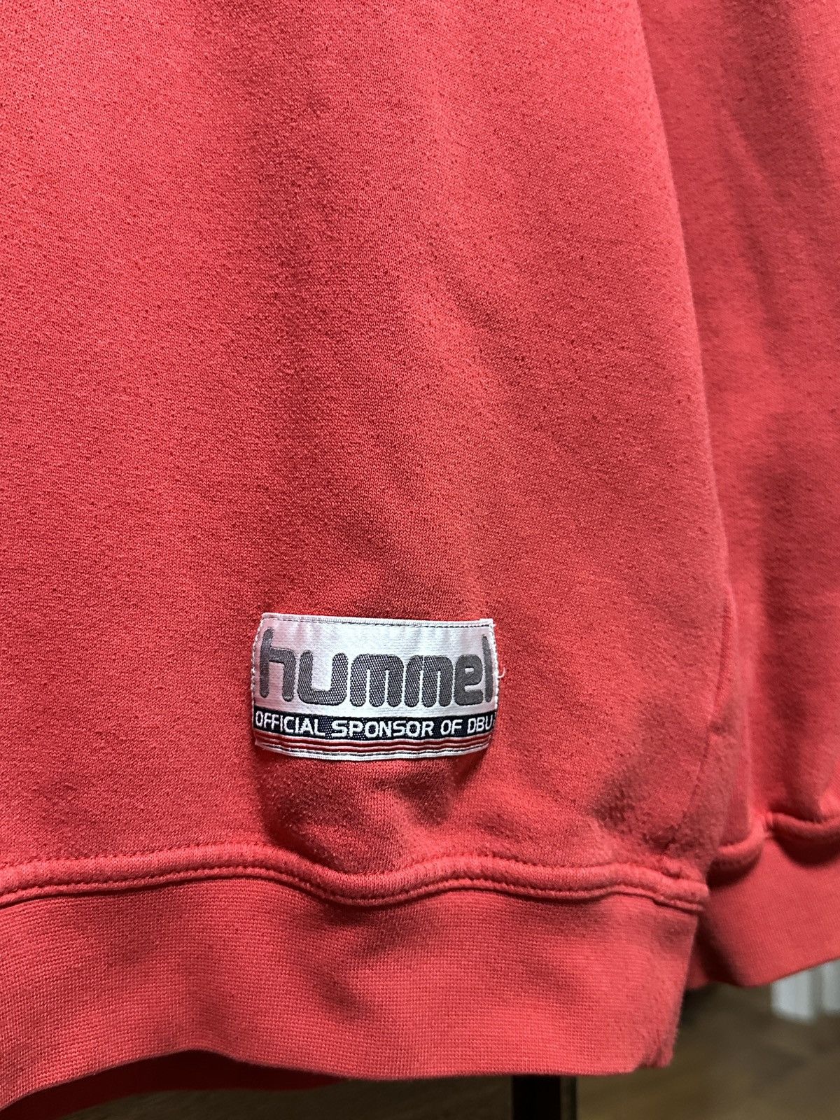 Hummel × Vintage 2000-02 Denmark Hummel Player Issued Football Sweatshirt Size US XXL / EU 58 / 5 - 5 Thumbnail