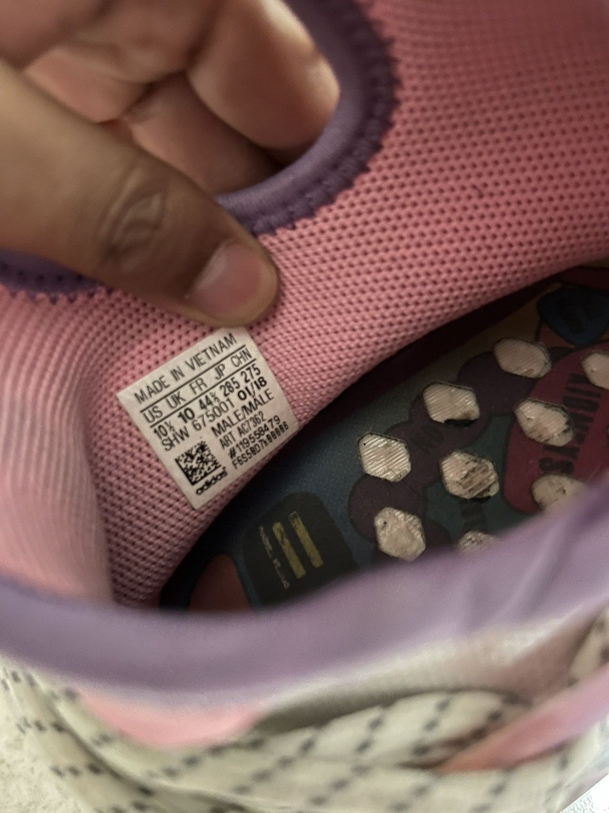 Adidas Human Race Tie dye Size US 10.5 / EU 43-44 - 5 Thumbnail