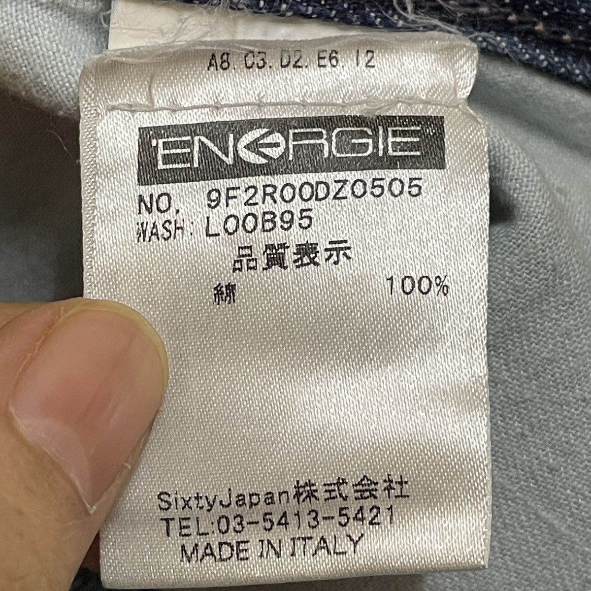 Energie Rare Design Vintage Brand Energie Distressed Jeans 2000s Size US 31 - 11 Thumbnail