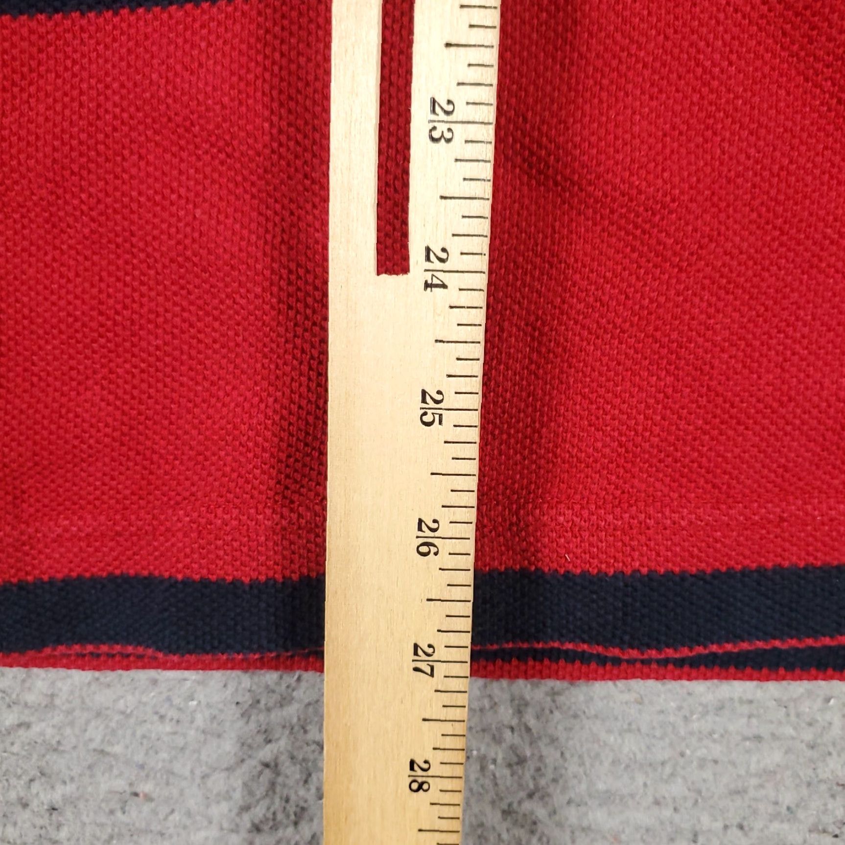 Nautica VINTAGE? No. Nautica Polo Shirt Mens XL Red Striped Short Sleeve Casual Button-Front Classic Polo XL Red Nautica Mens Shirt Size US XL / EU 56 / 4 - 5 Thumbnail