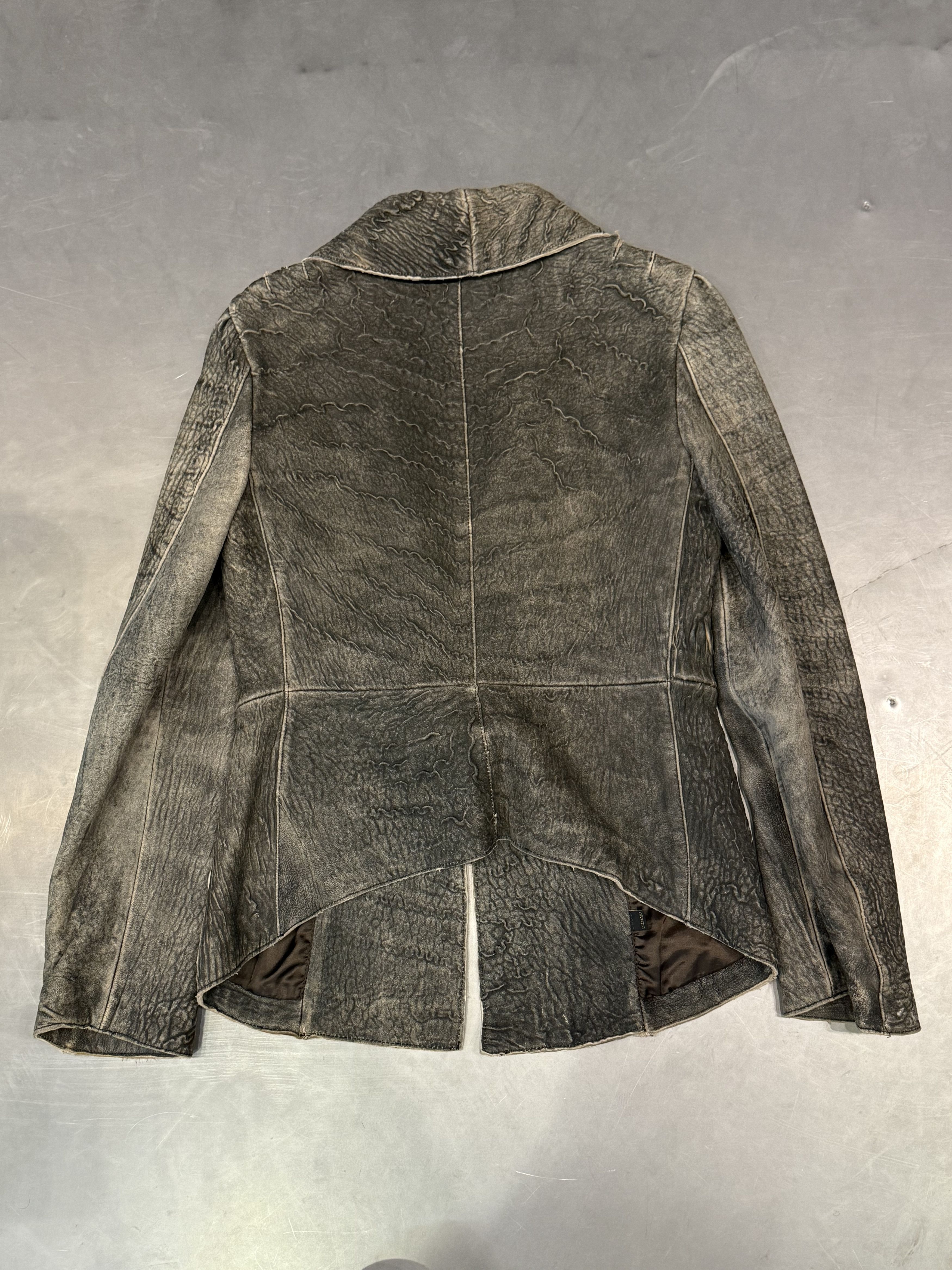 Just Cavalli Just Cavalli vintage texturized leather fitted jacket Size M / US 6-8 / IT 42-44 - 2 Thumbnail