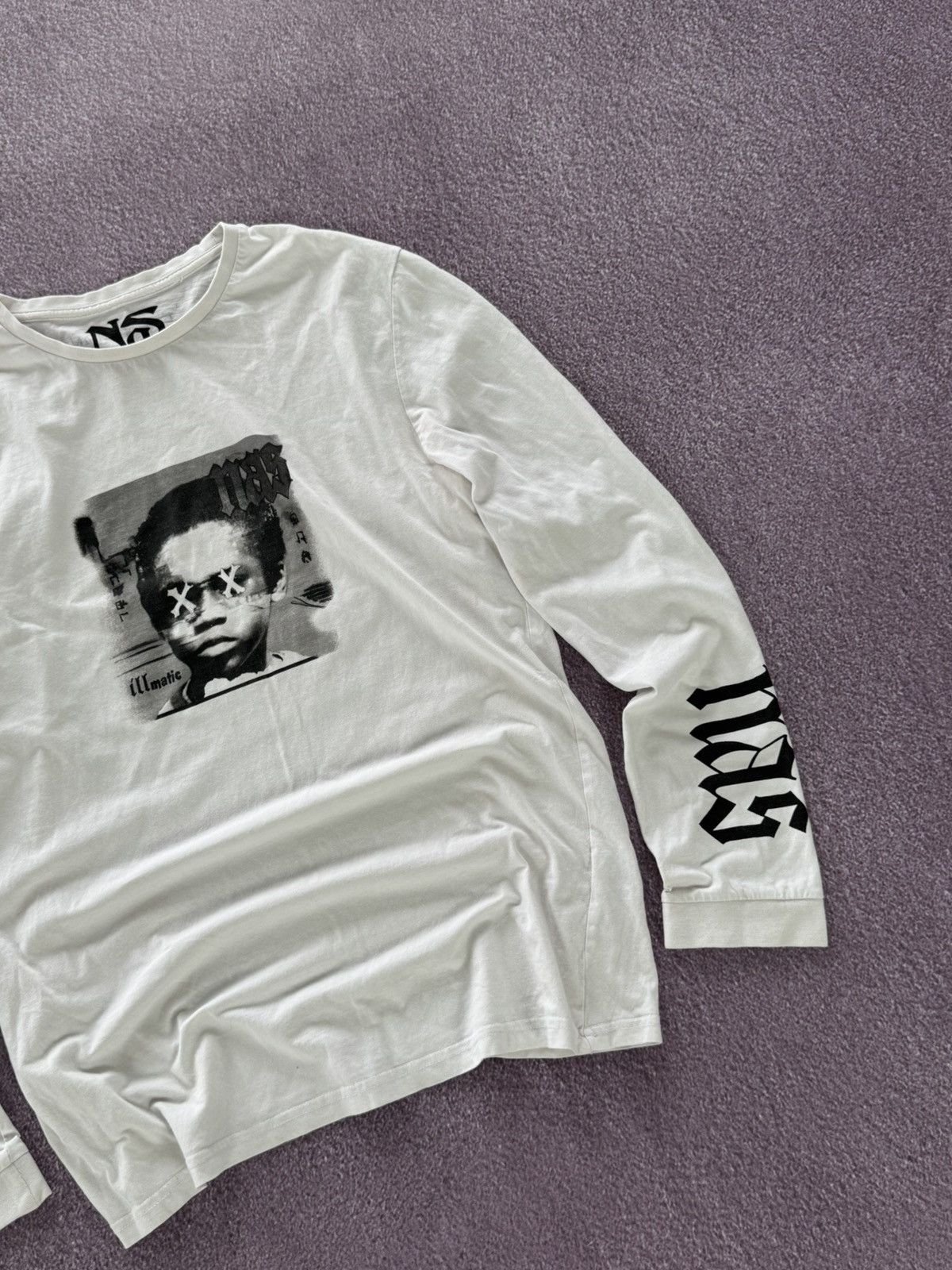 Nas NAS Rap/Hip-Hop 00s Streetwear Long Sleeve T-Shirt Size US M / EU 48-50 / 2 - 5 Thumbnail
