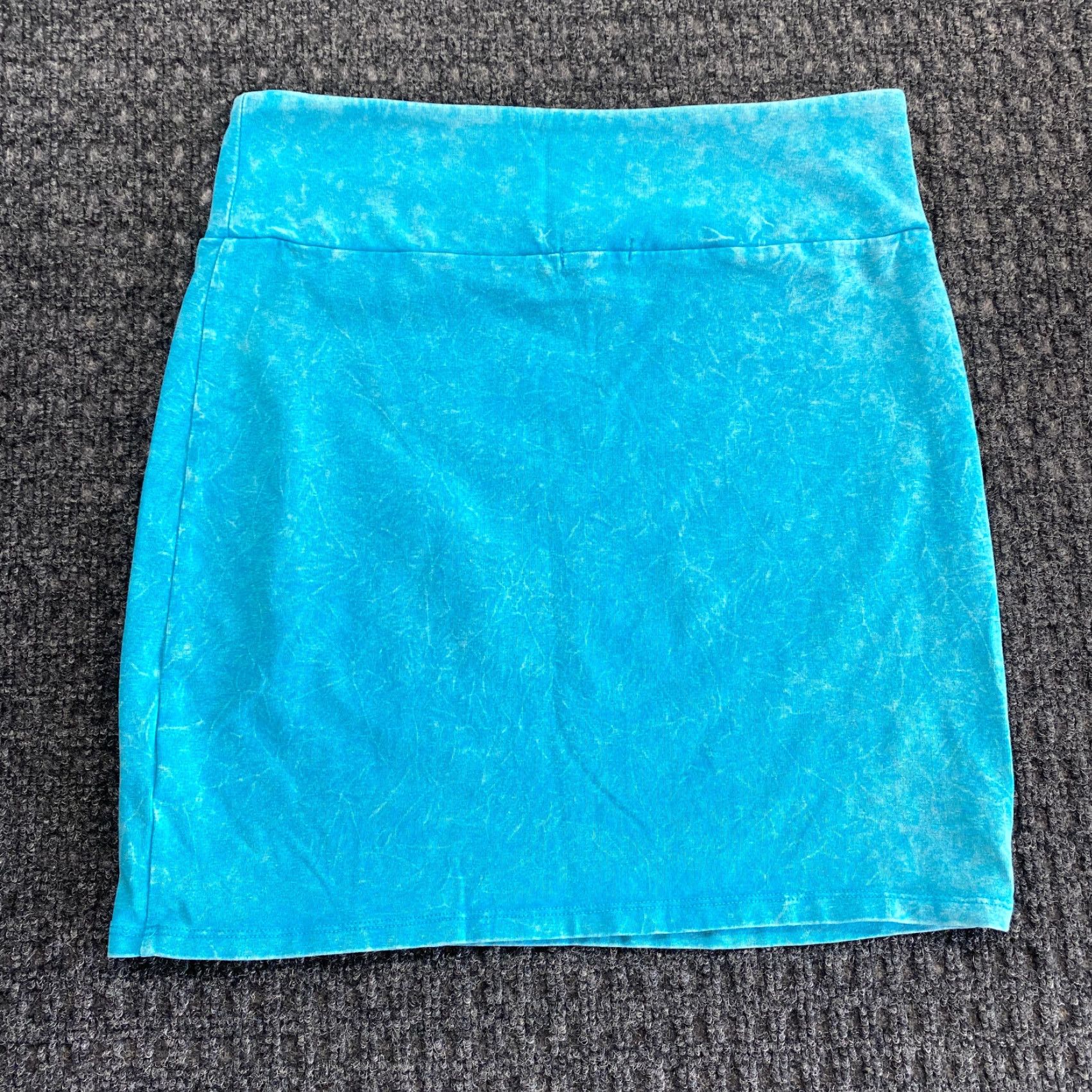 American Eagle Outfitters VINTAGE American Eagle Outfitters Skirt M Women Mini Blue Wash 90s y2k Festival Stretch Size 32" / US 10 / IT 46 - 3 Thumbnail