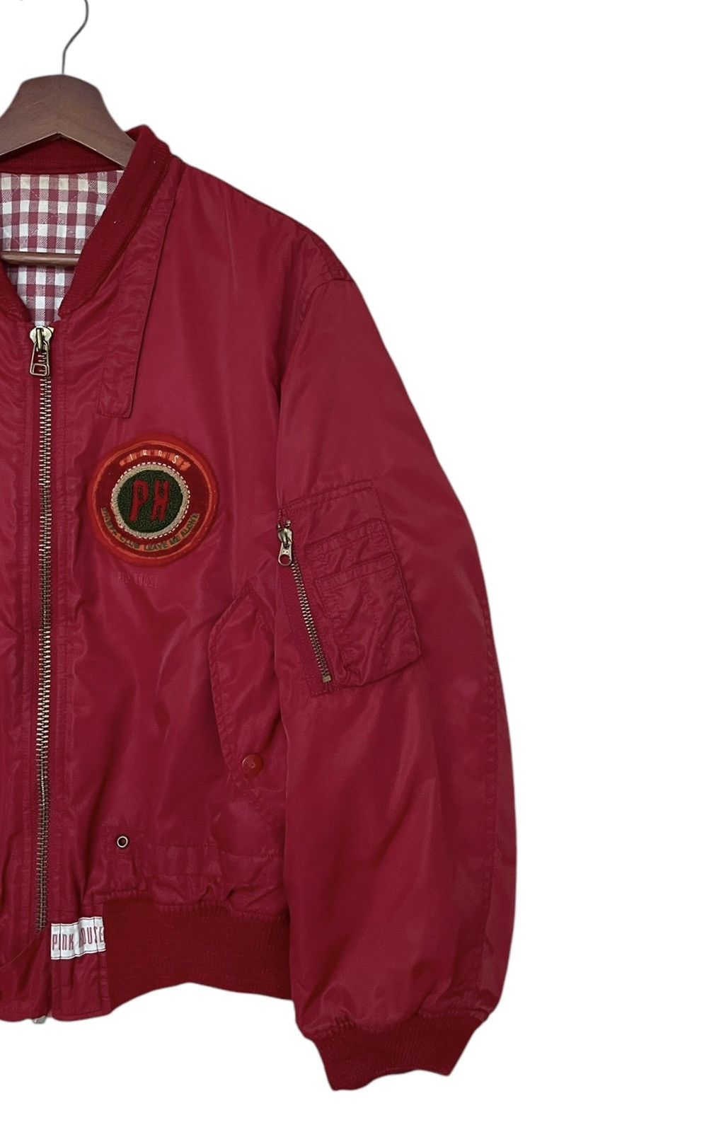 Pink House × Vintage Vintage Brand Pink House Bomber Jacket 1990s Size US L / EU 52-54 / 3 - 5 Thumbnail