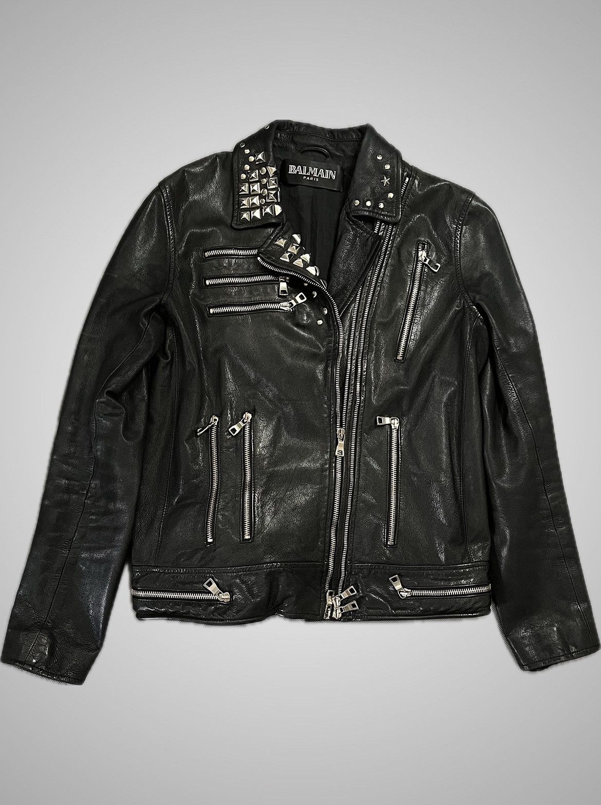 Balmain Balmain SS11 Runway Leather Jacket Size US XS / EU 42 / 0 - 3 Thumbnail
